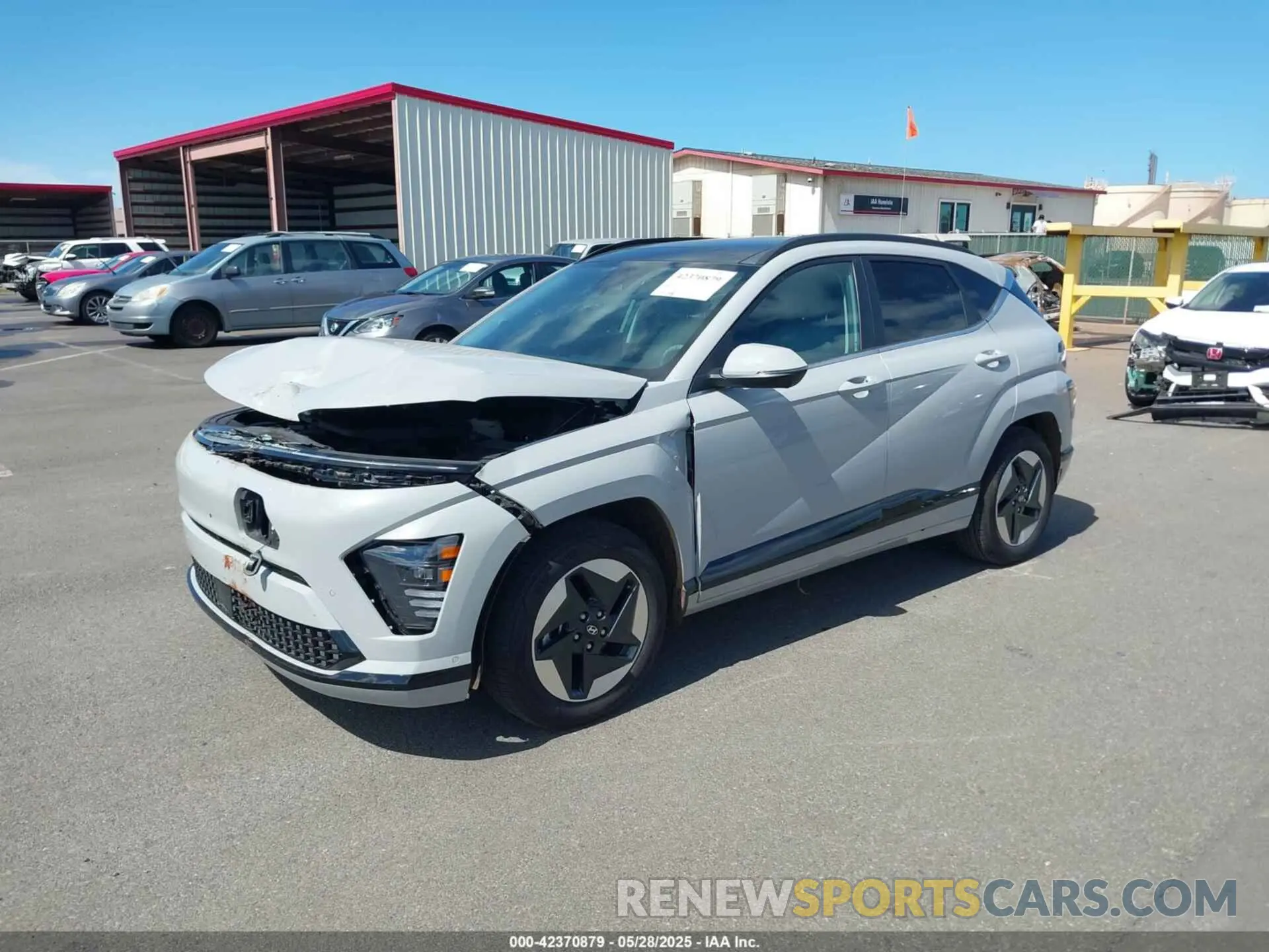 2 Photograph of a damaged car KM8HE3A69RU005482 HYUNDAI KONA ELECTRIC 2024