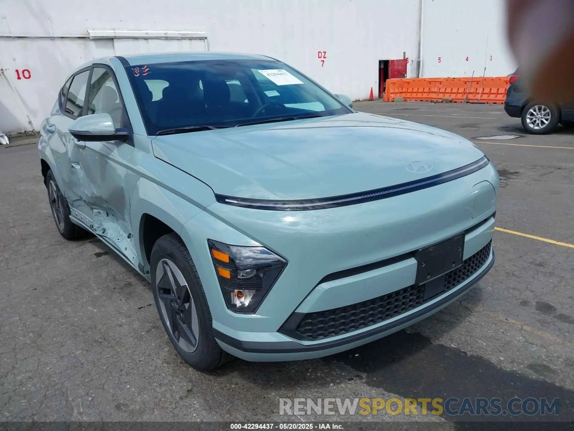 1 Photograph of a damaged car KM8HB3A77SU018500 HYUNDAI KONA ELECTRIC 2025