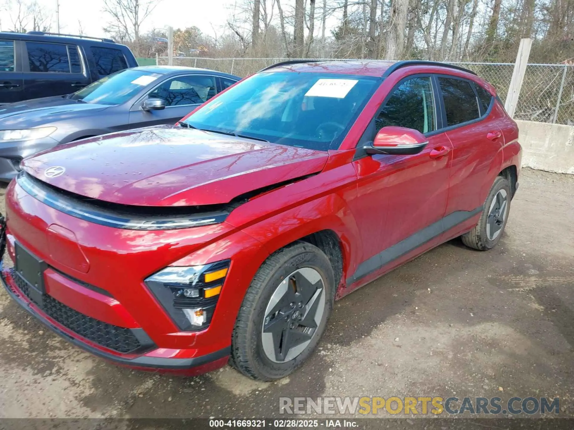 2 Photograph of a damaged car KM8HC3A63SU018238 HYUNDAI KONA ELECTRIC 2025