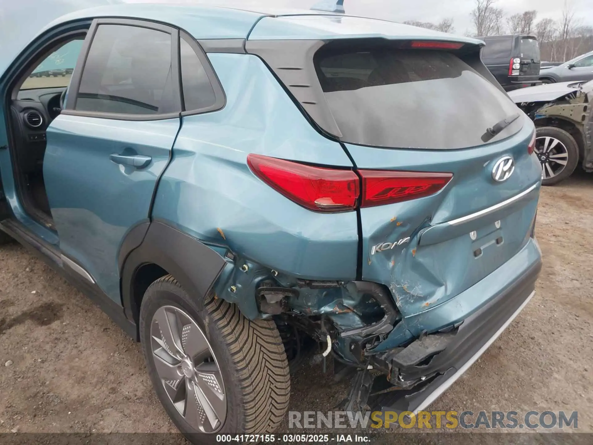 6 Photograph of a damaged car KM8K33AG5KU043477 HYUNDAI KONA EV 2019