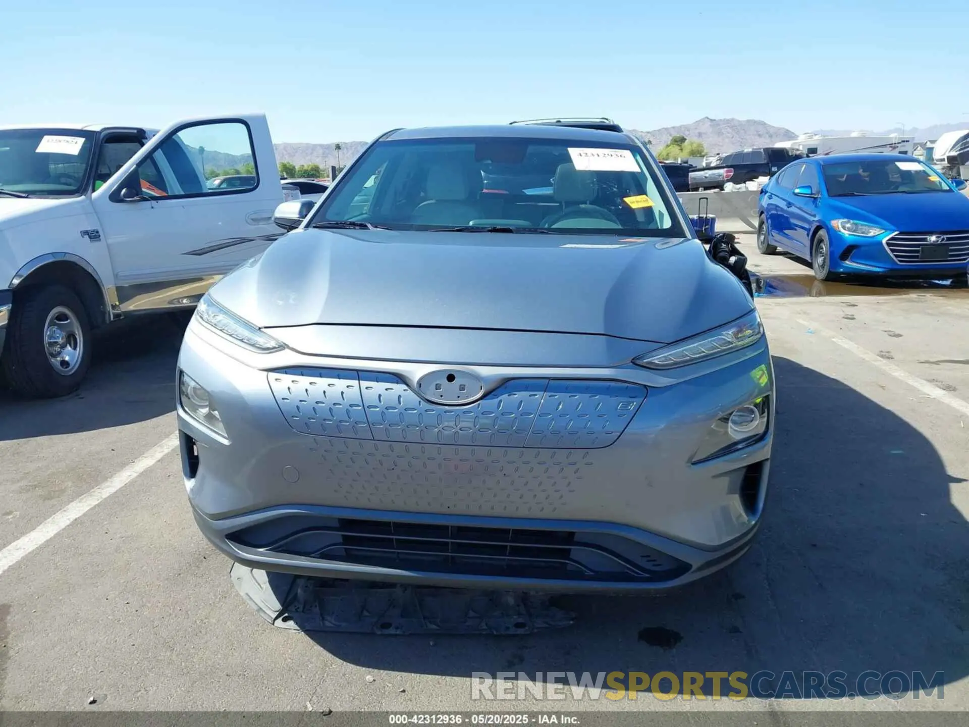 13 Photograph of a damaged car KM8K33AG9KU045944 HYUNDAI KONA EV 2019