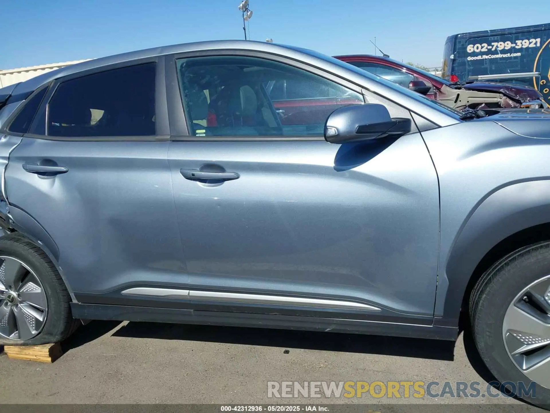 14 Photograph of a damaged car KM8K33AG9KU045944 HYUNDAI KONA EV 2019