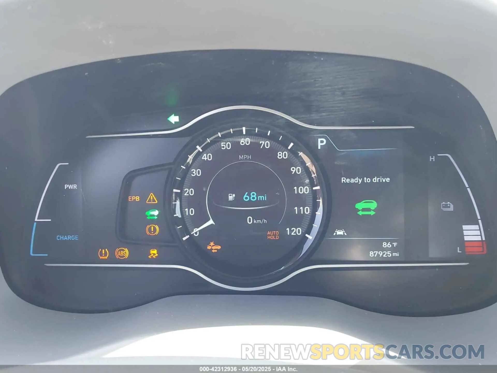 7 Photograph of a damaged car KM8K33AG9KU045944 HYUNDAI KONA EV 2019