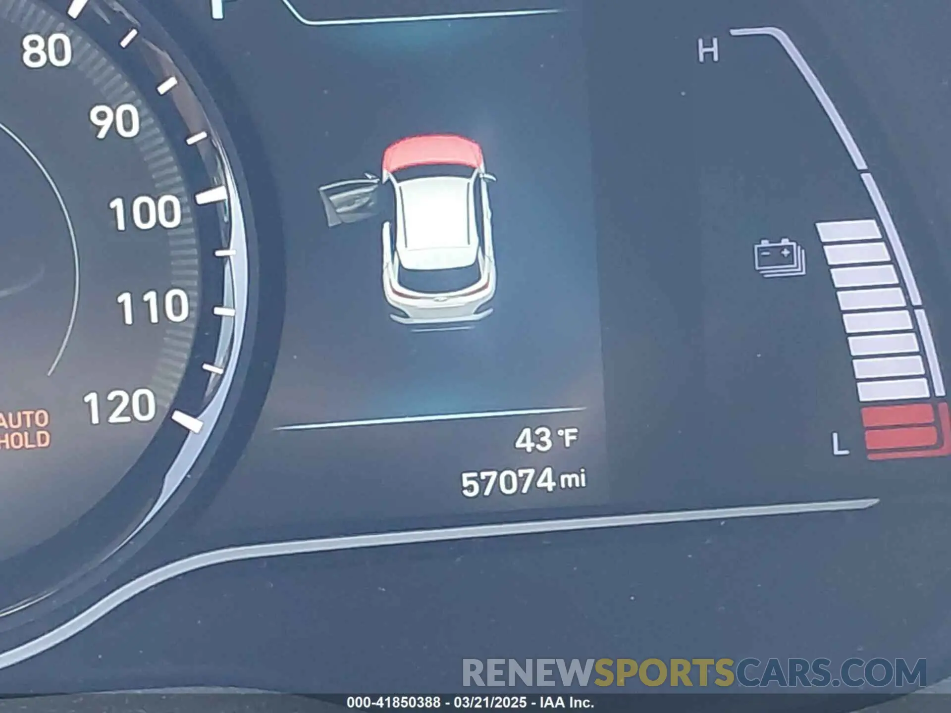 15 Photograph of a damaged car KM8K53AG1KU023737 HYUNDAI KONA EV 2019