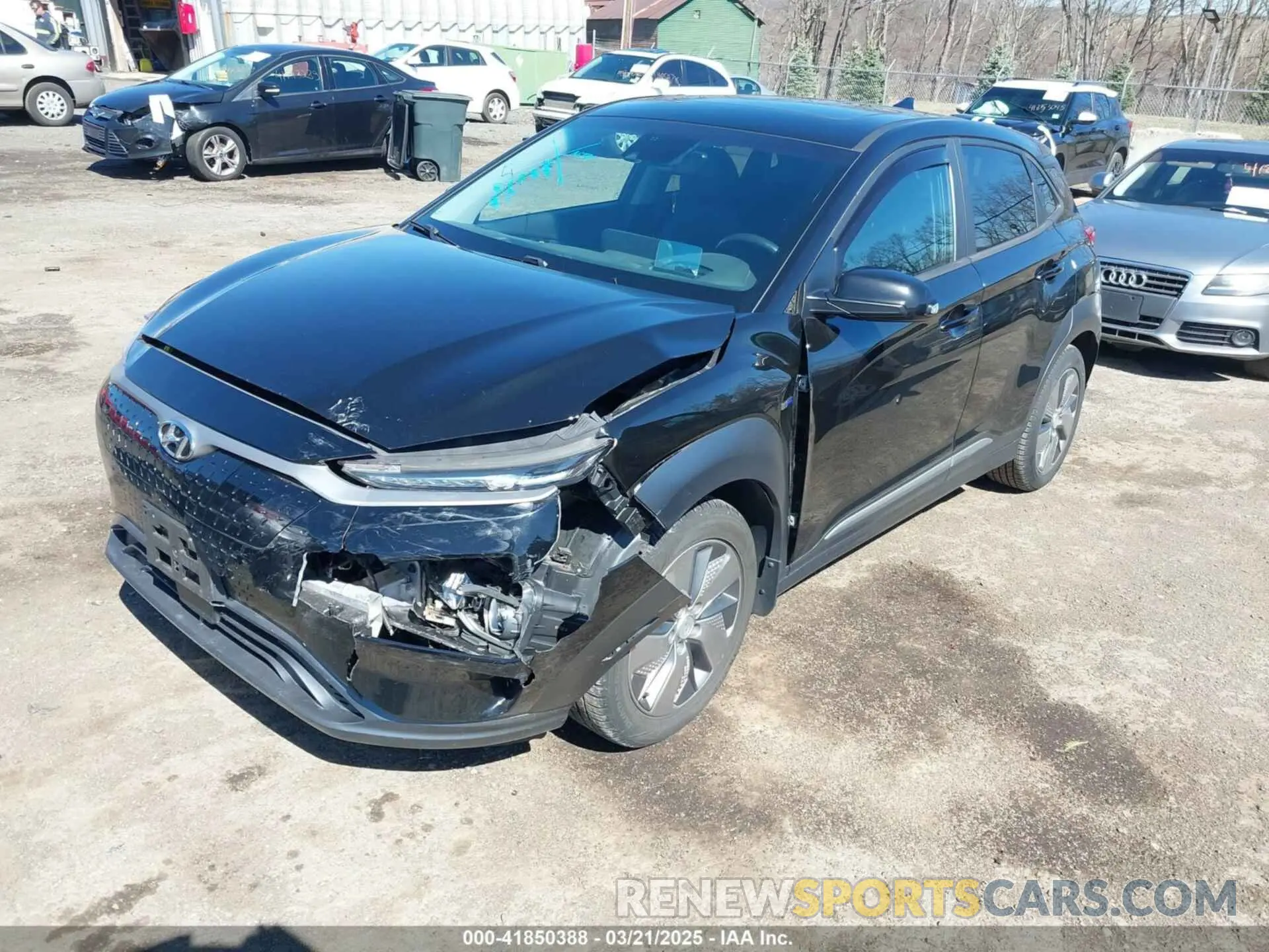 2 Photograph of a damaged car KM8K53AG1KU023737 HYUNDAI KONA EV 2019