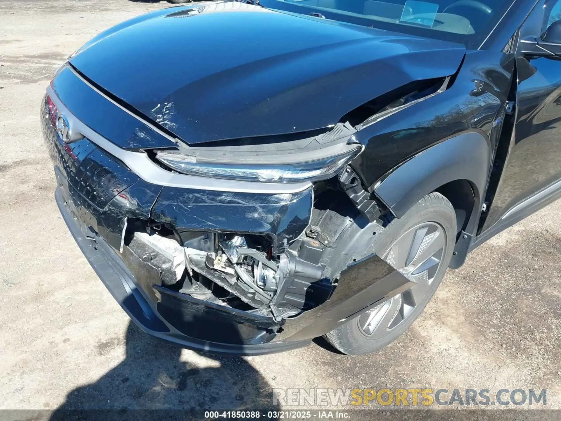 6 Photograph of a damaged car KM8K53AG1KU023737 HYUNDAI KONA EV 2019