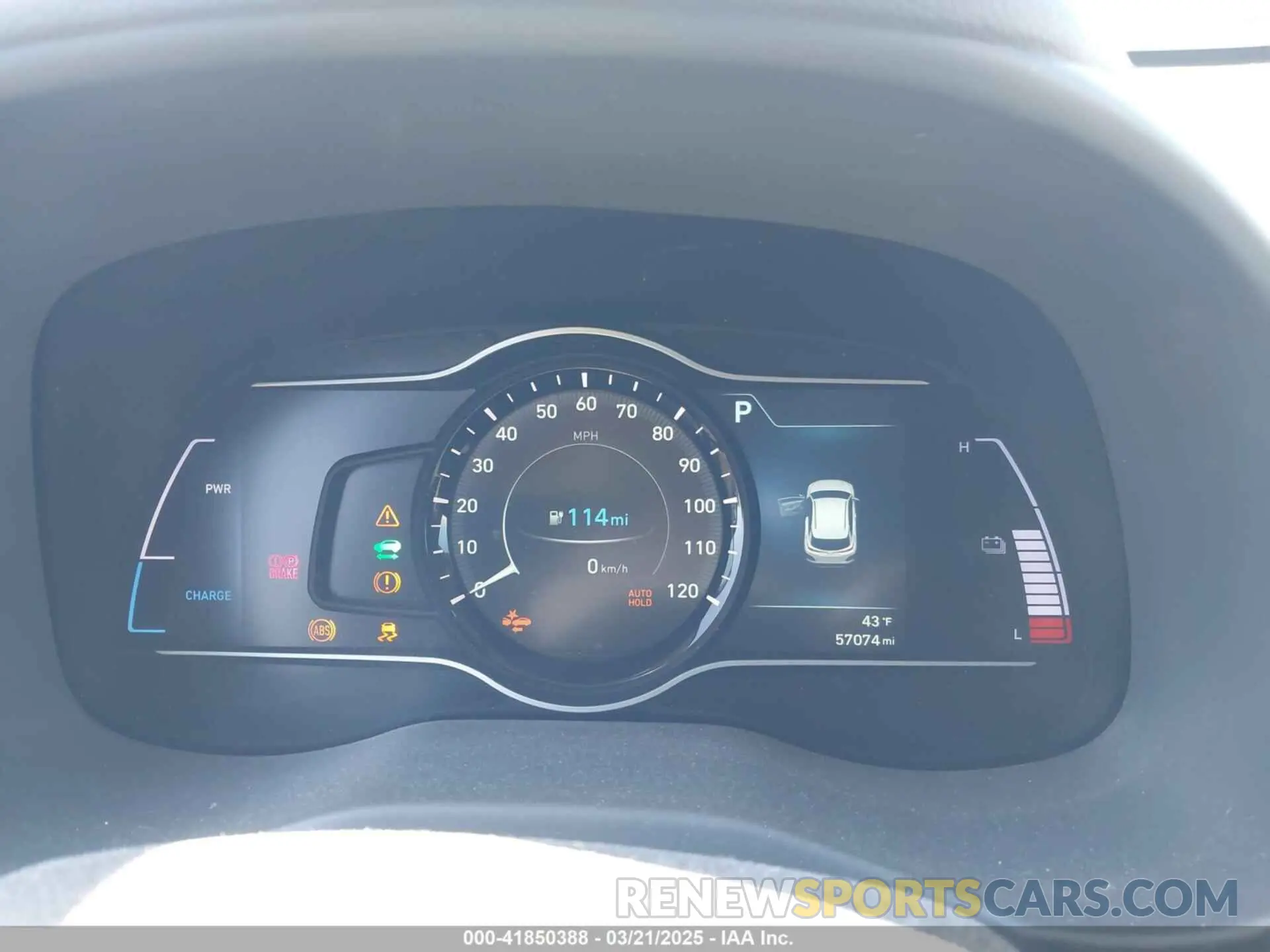 7 Photograph of a damaged car KM8K53AG1KU023737 HYUNDAI KONA EV 2019