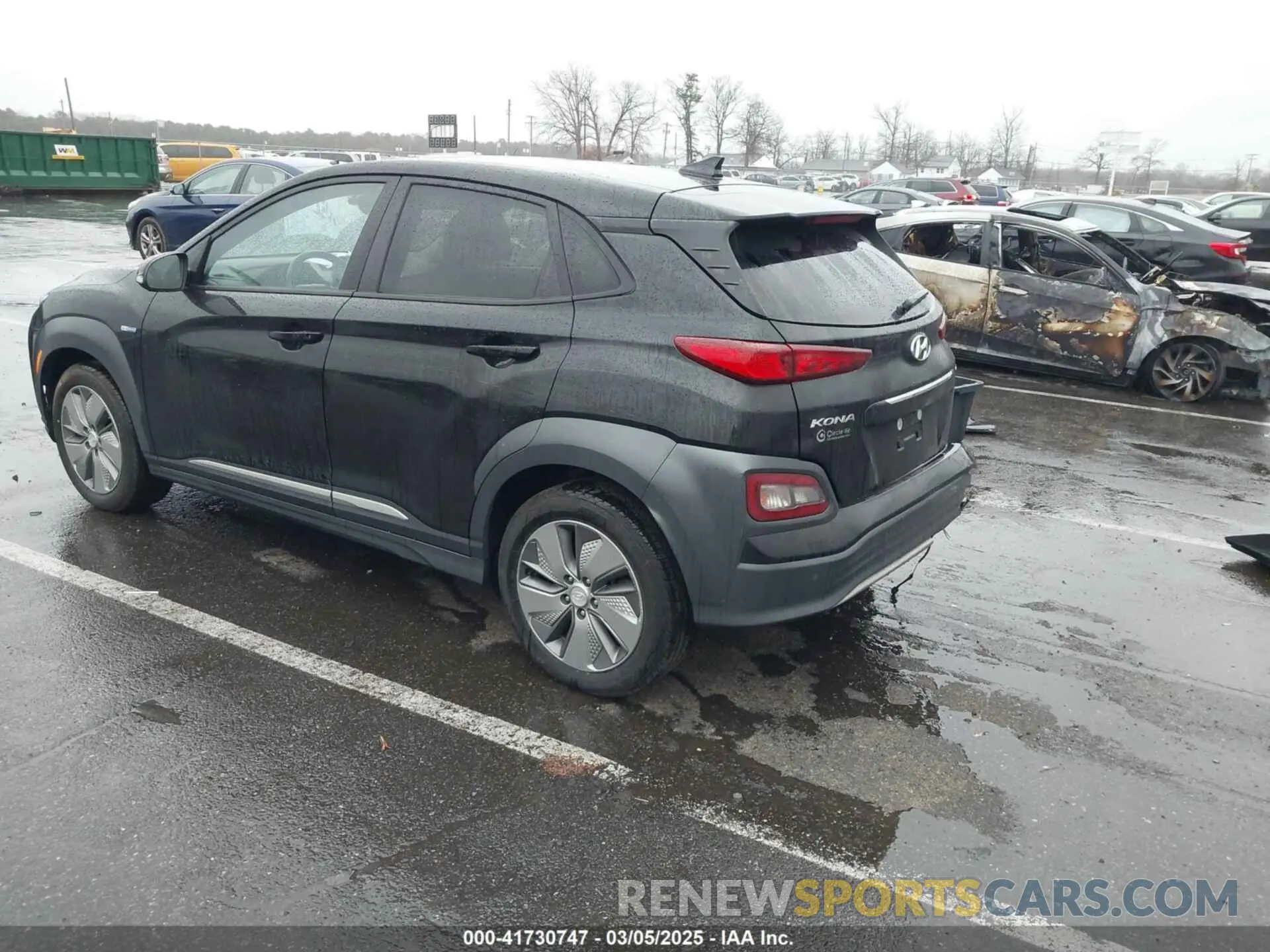 3 Photograph of a damaged car KM8K53AG4KU050303 HYUNDAI KONA EV 2019