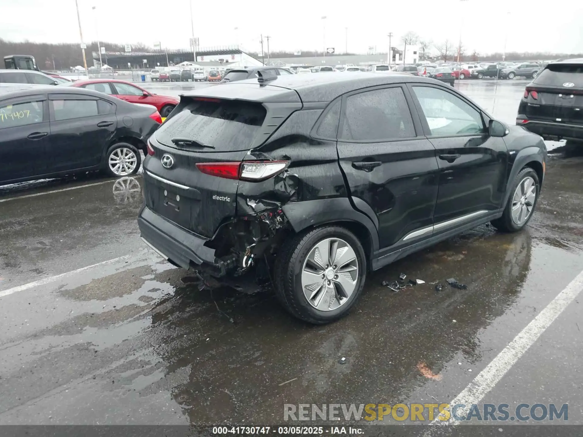 4 Photograph of a damaged car KM8K53AG4KU050303 HYUNDAI KONA EV 2019