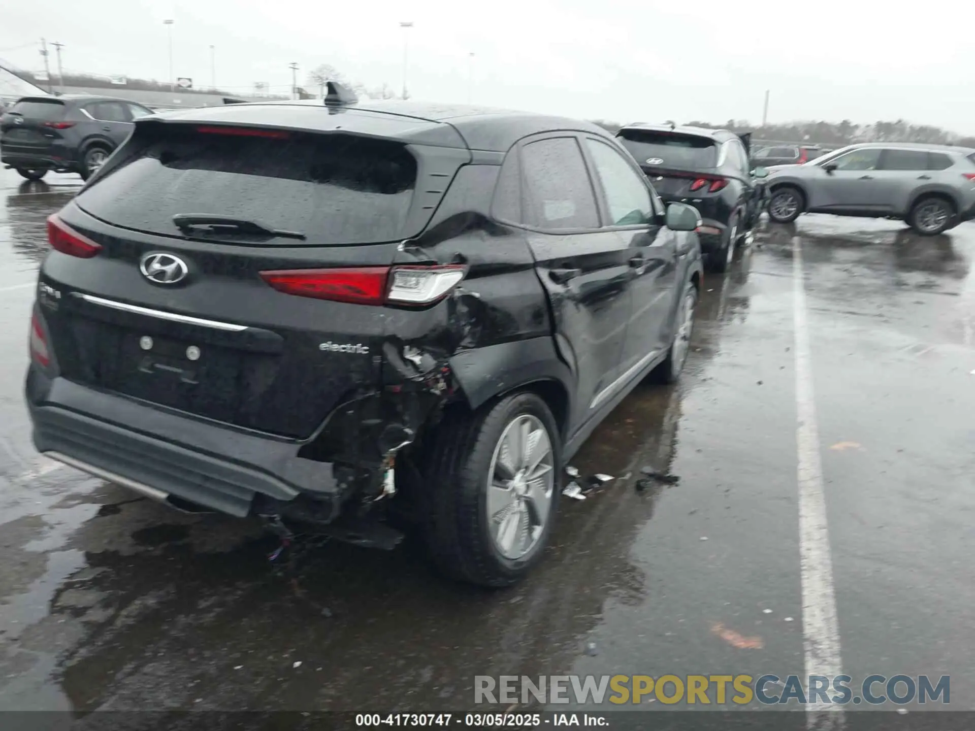 6 Photograph of a damaged car KM8K53AG4KU050303 HYUNDAI KONA EV 2019