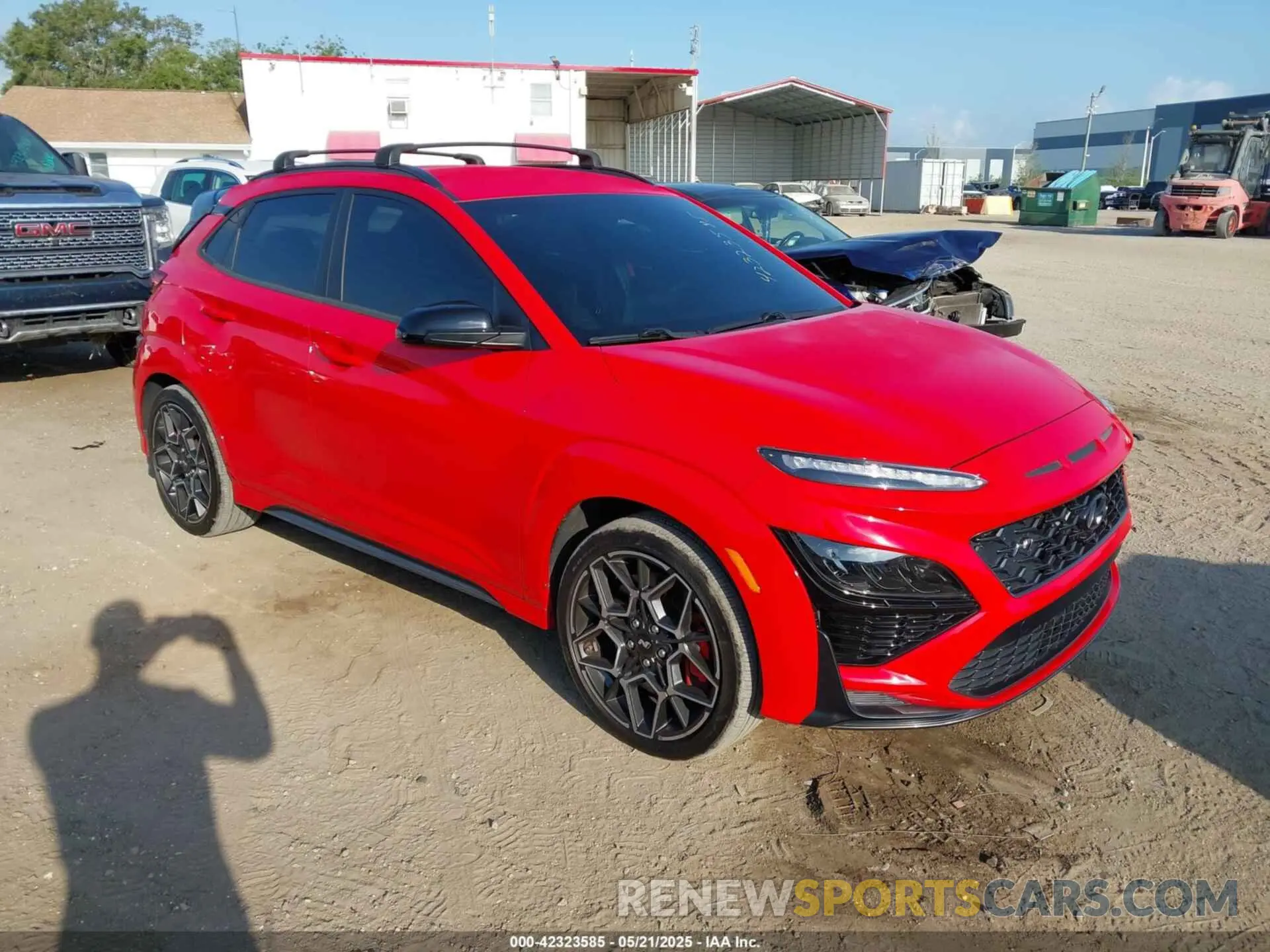 1 Photograph of a damaged car KM8KH3AC1NU004310 HYUNDAI KONA N 2022