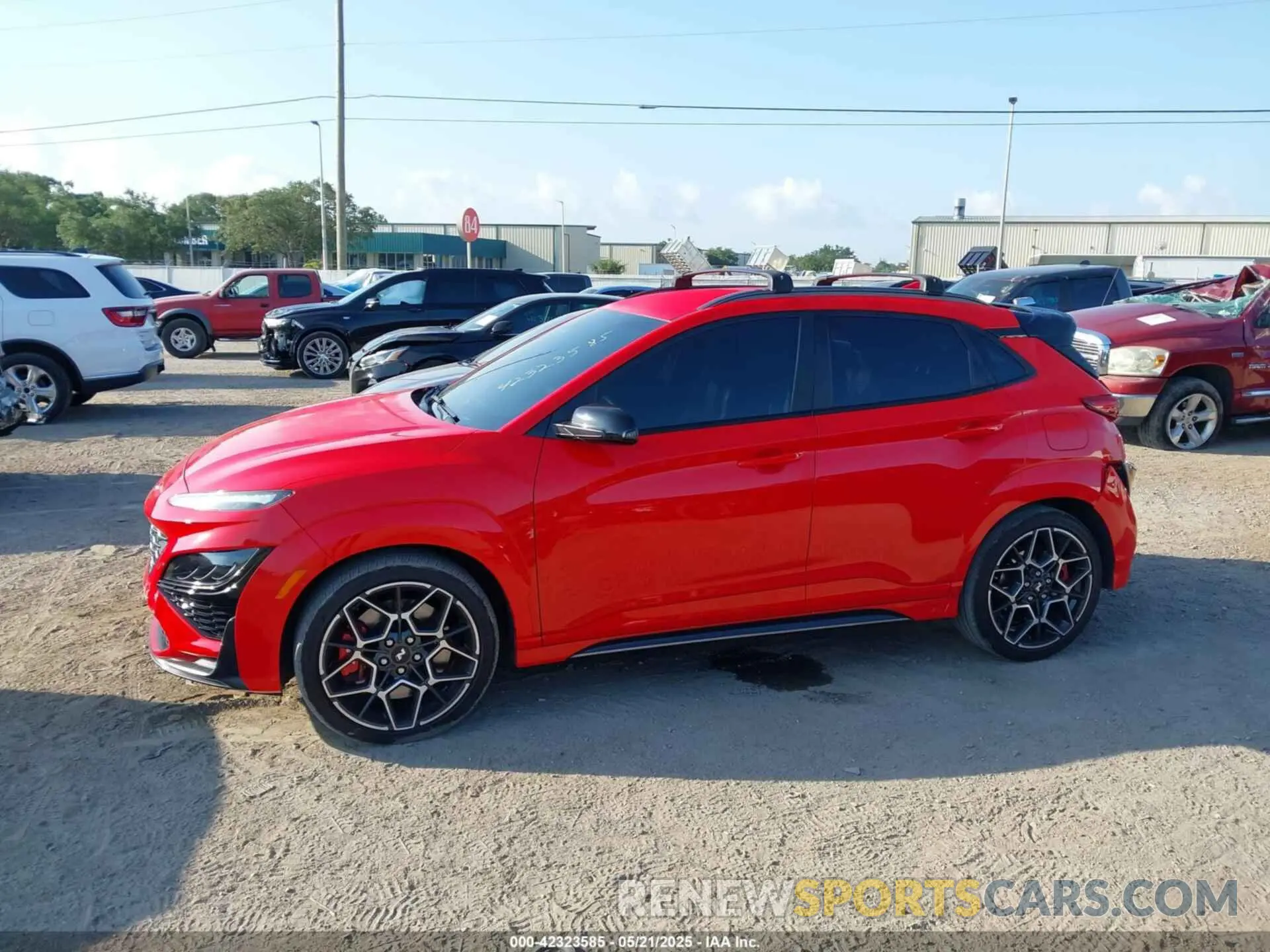 14 Photograph of a damaged car KM8KH3AC1NU004310 HYUNDAI KONA N 2022