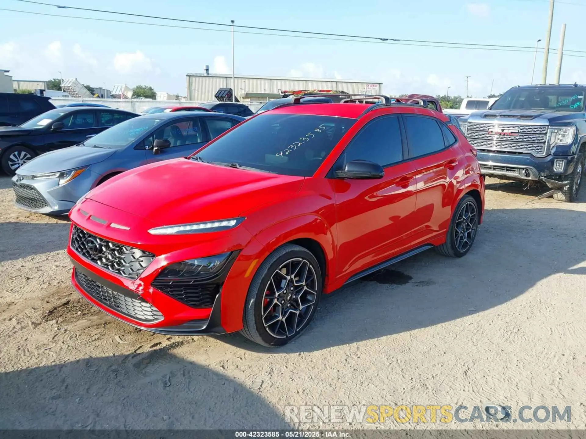 2 Photograph of a damaged car KM8KH3AC1NU004310 HYUNDAI KONA N 2022