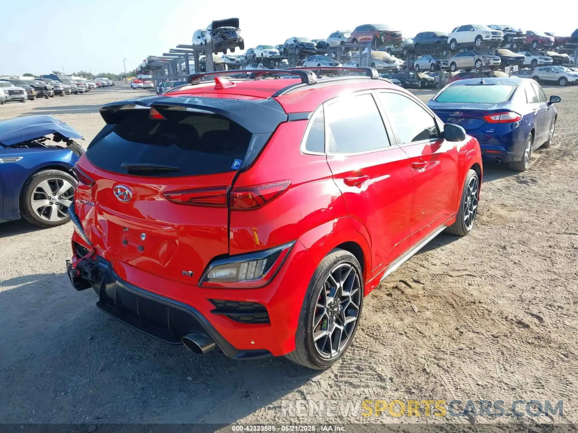 4 Photograph of a damaged car KM8KH3AC1NU004310 HYUNDAI KONA N 2022