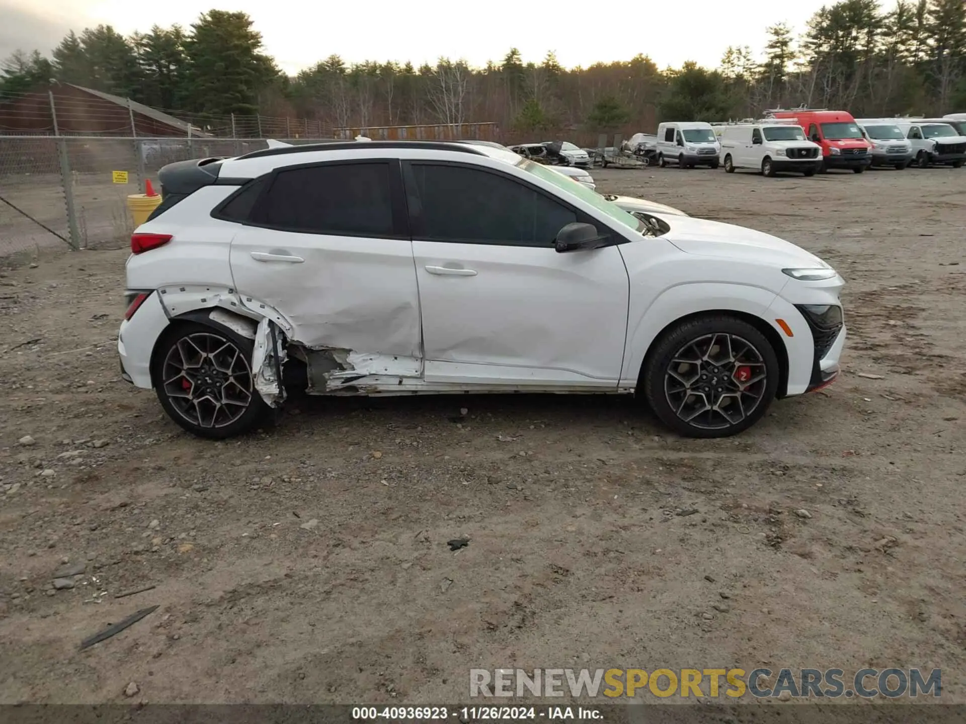 13 Photograph of a damaged car KM8KH3AC8NU002778 HYUNDAI KONA N 2022