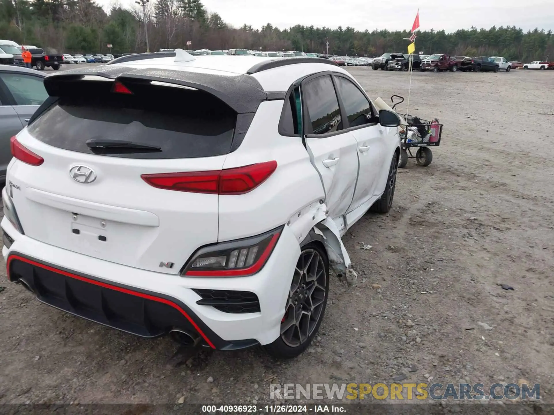 6 Photograph of a damaged car KM8KH3AC8NU002778 HYUNDAI KONA N 2022