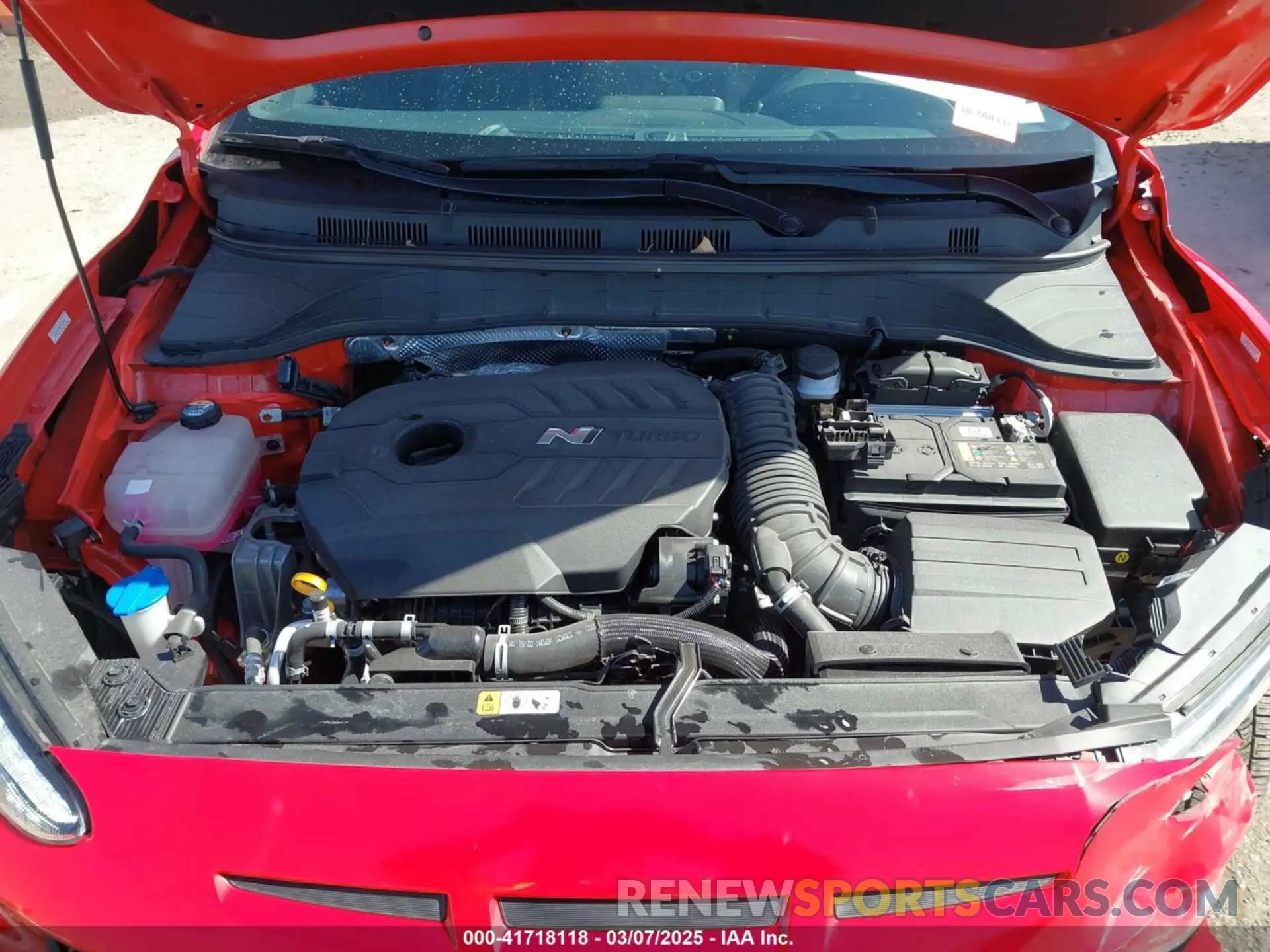 10 Photograph of a damaged car KM8KH3AC8PU007630 HYUNDAI KONA N 2023
