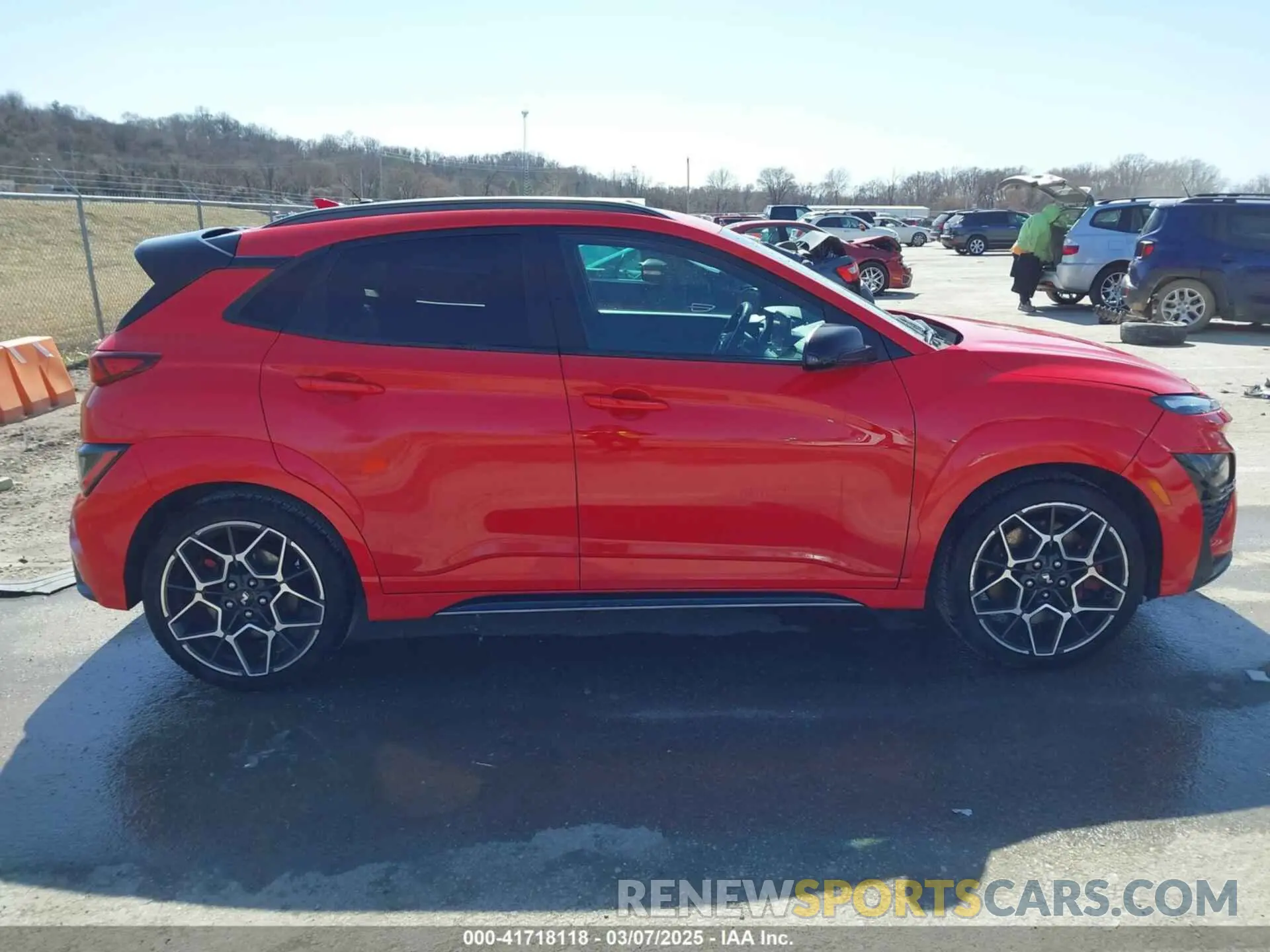 13 Photograph of a damaged car KM8KH3AC8PU007630 HYUNDAI KONA N 2023