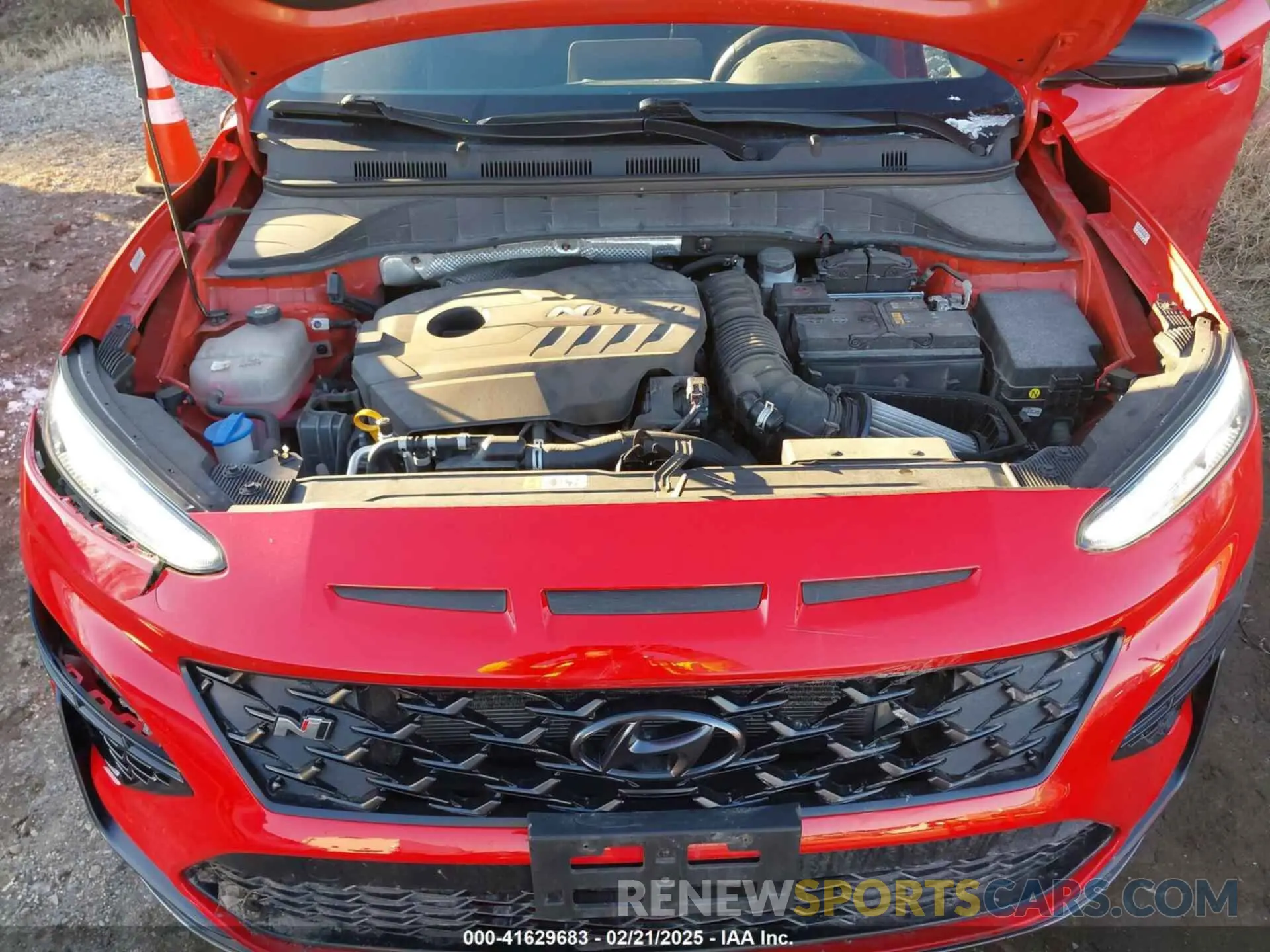 10 Photograph of a damaged car KM8KH3ACXPU010173 HYUNDAI KONA N 2023