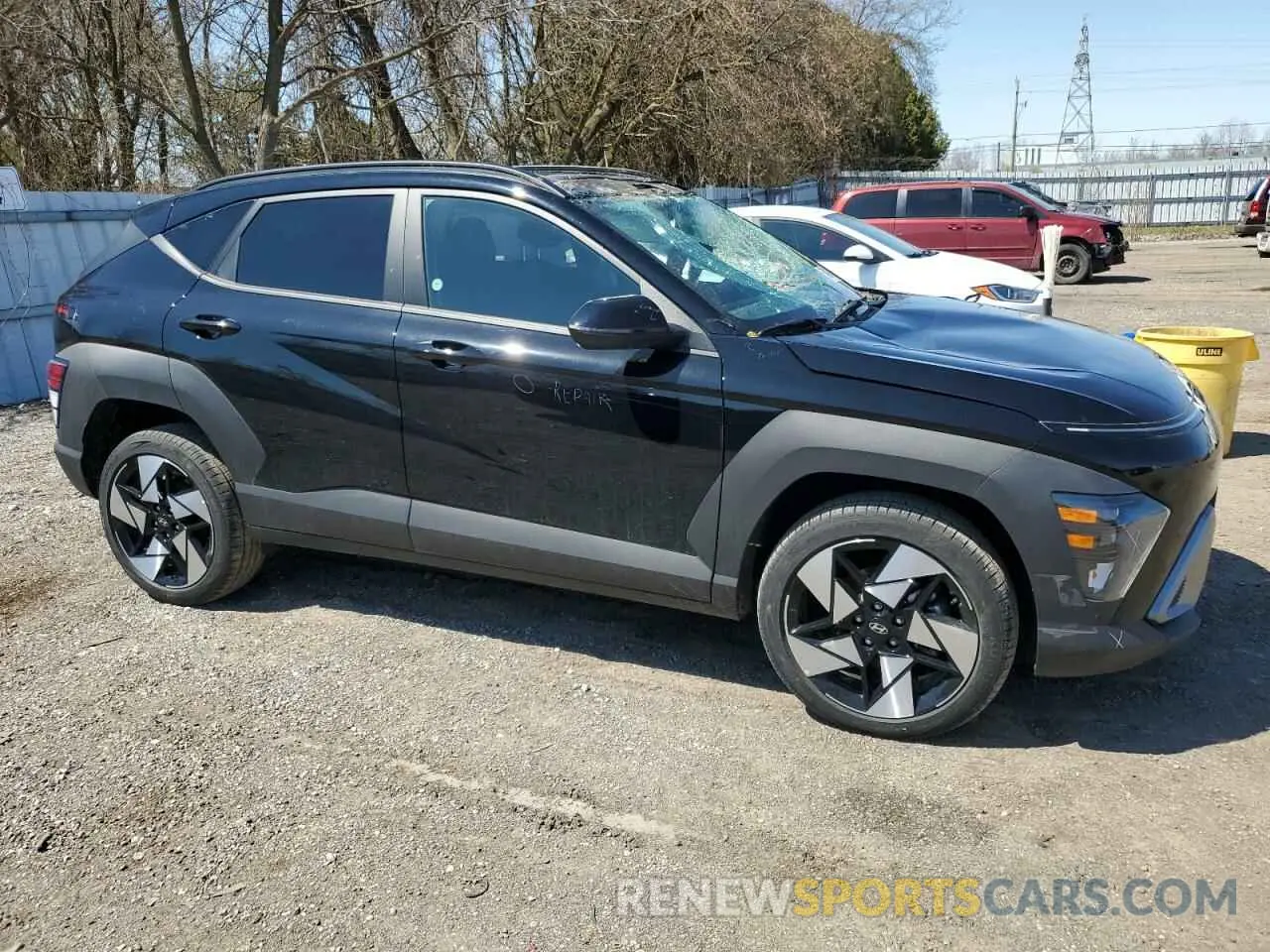 4 Photograph of a damaged car KM8HDCA38SU216543 HYUNDAI KONA PREFE 2025