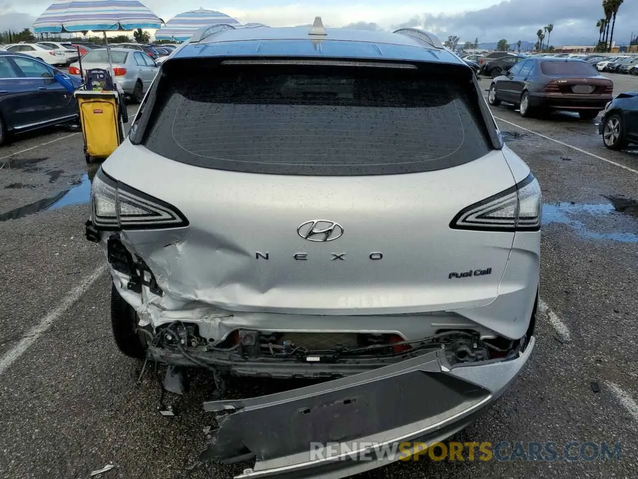 6 Photograph of a damaged car KM8J84A60KU000708 HYUNDAI NEXO 2019