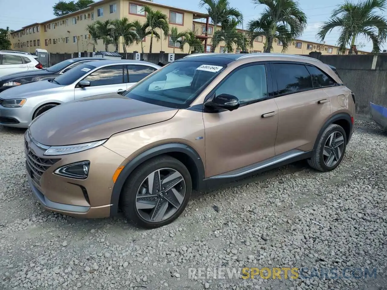 1 Photograph of a damaged car KM8J84A69LU007979 HYUNDAI NEXO 2020