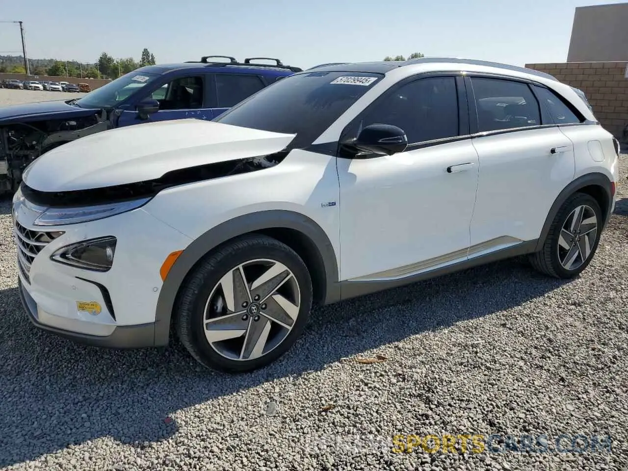 1 Photograph of a damaged car KM8J84A63MU012984 HYUNDAI NEXO 2021