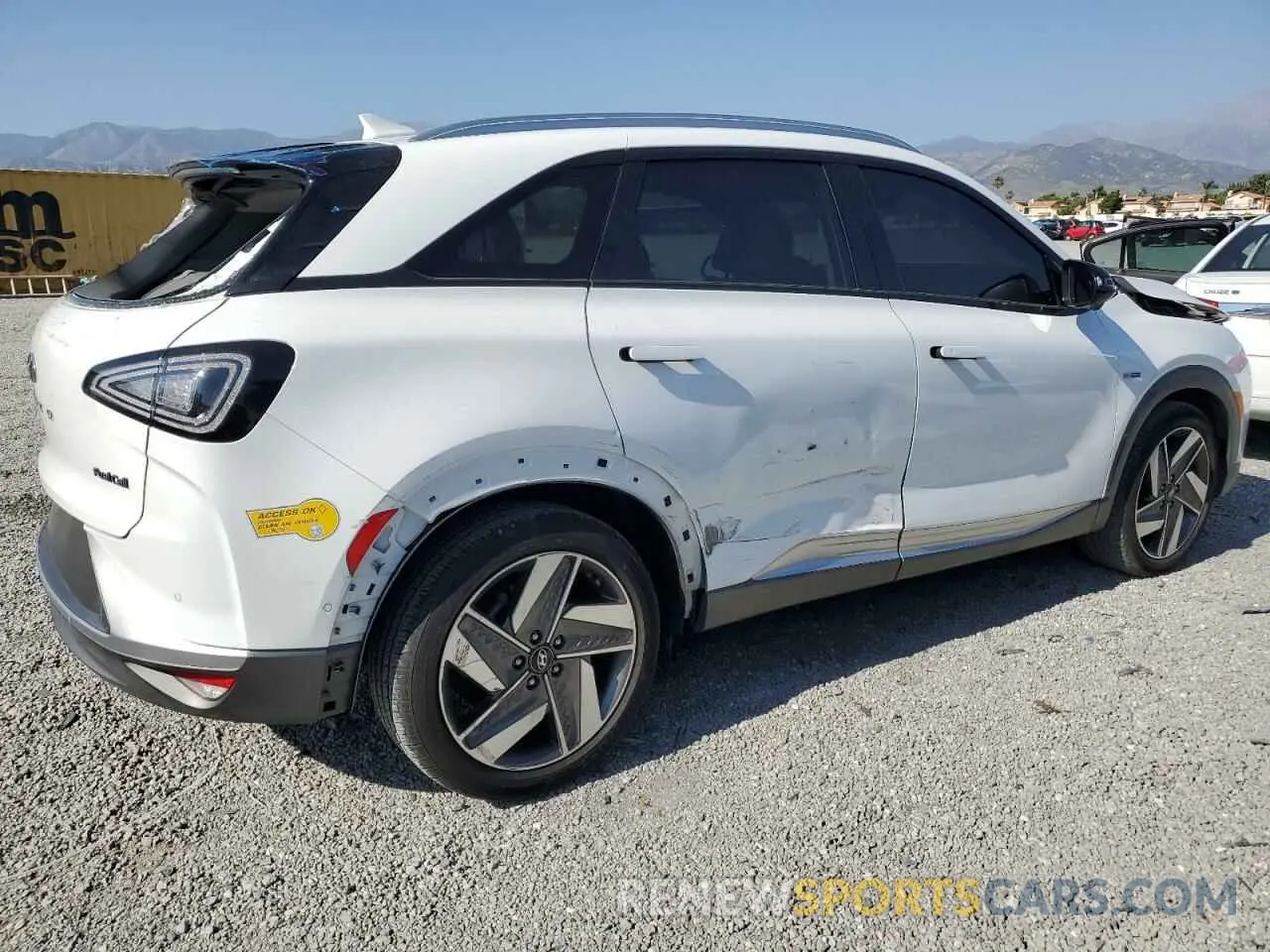 3 Photograph of a damaged car KM8J84A63MU012984 HYUNDAI NEXO 2021
