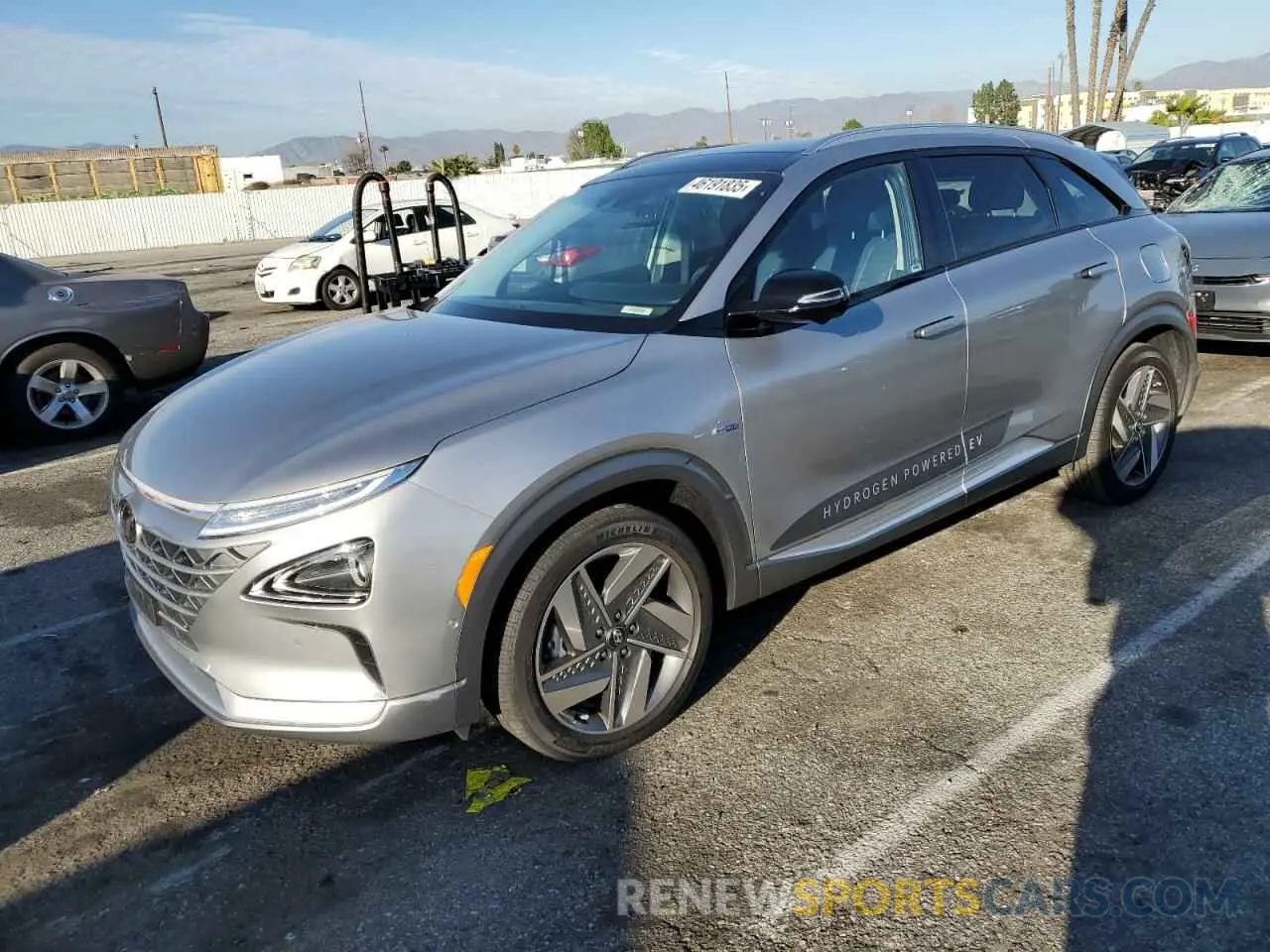 1 Photograph of a damaged car KM8J84A6XPU034372 HYUNDAI NEXO 2023
