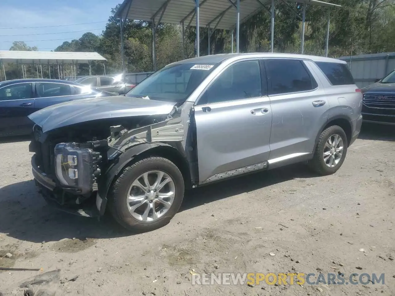 1 Photograph of a damaged car KM8R14HE1LU063936 HYUNDAI PALISADE 2020