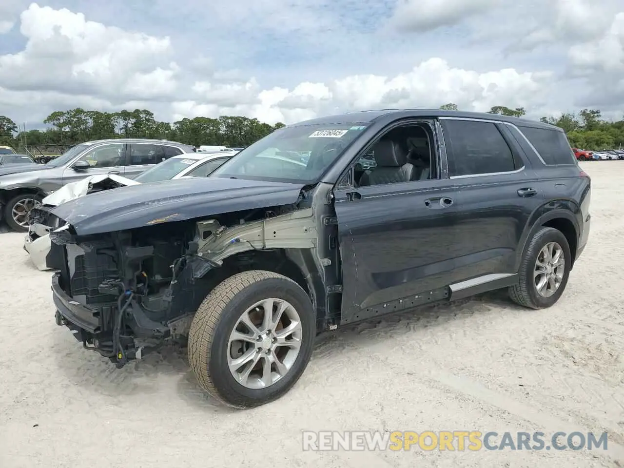 1 Photograph of a damaged car KM8R14HE9LU058533 HYUNDAI PALISADE 2020