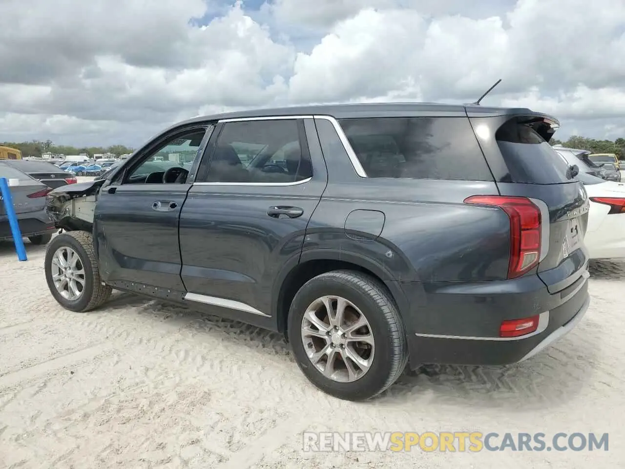 2 Photograph of a damaged car KM8R14HE9LU058533 HYUNDAI PALISADE 2020