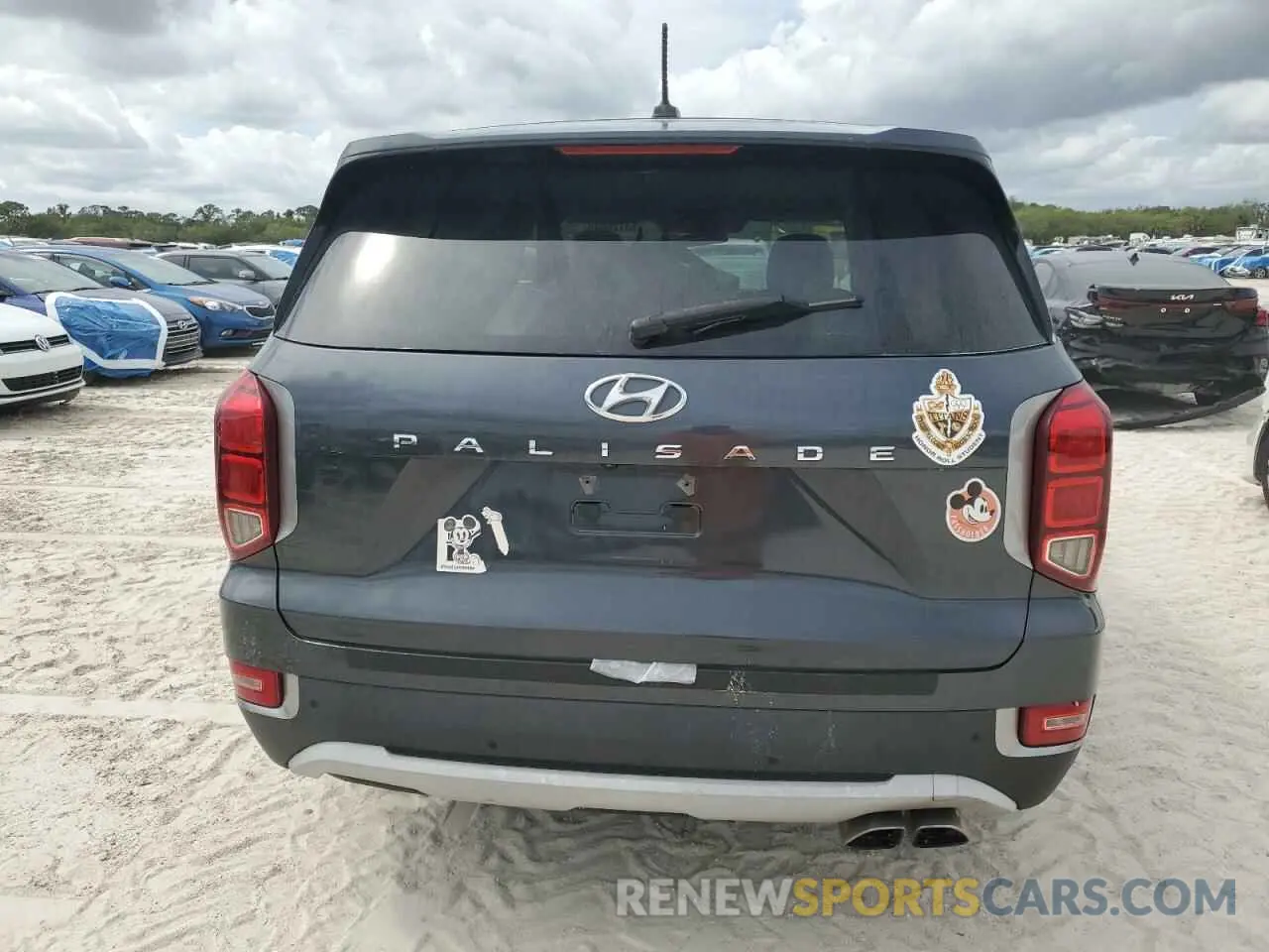 6 Photograph of a damaged car KM8R14HE9LU058533 HYUNDAI PALISADE 2020