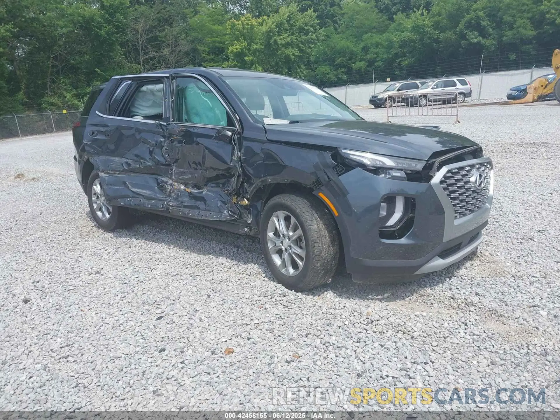 1 Photograph of a damaged car KM8R1DHE2LU055814 HYUNDAI PALISADE 2020