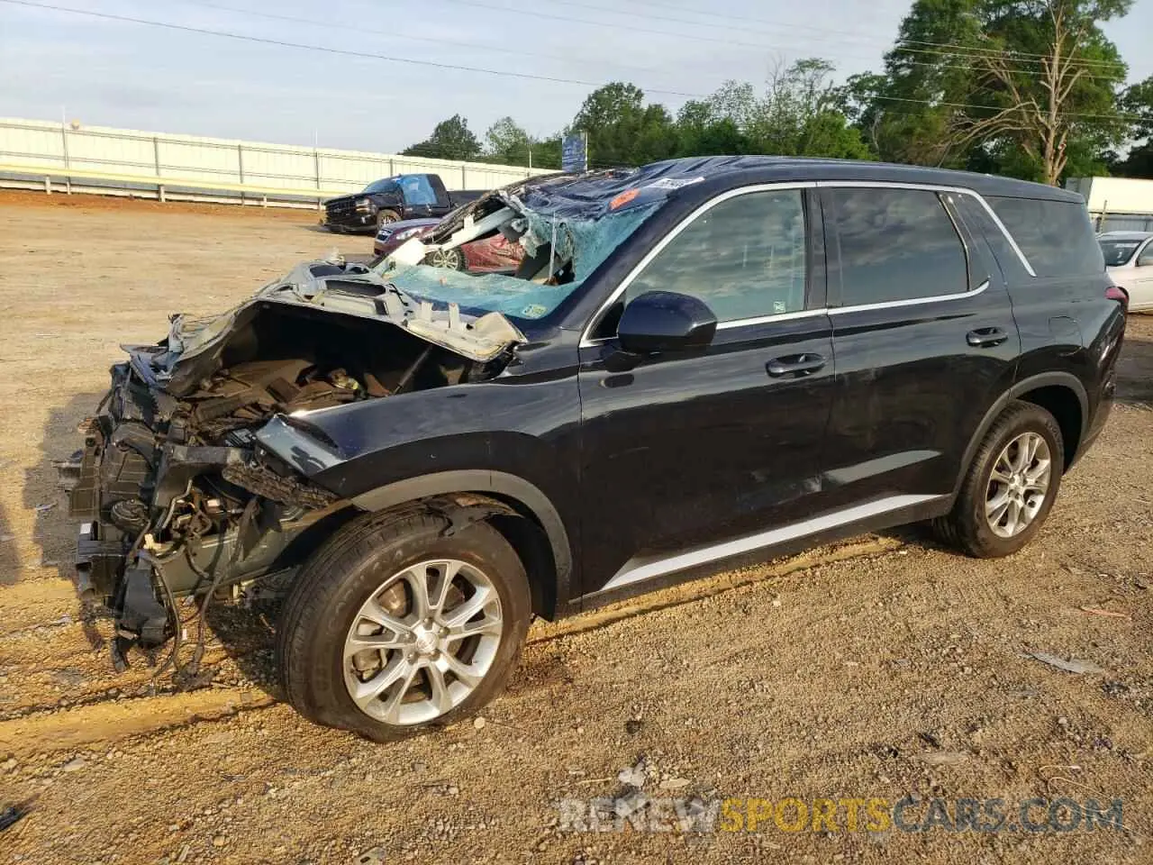 1 Photograph of a damaged car KM8R1DHE4LU052624 HYUNDAI PALISADE 2020