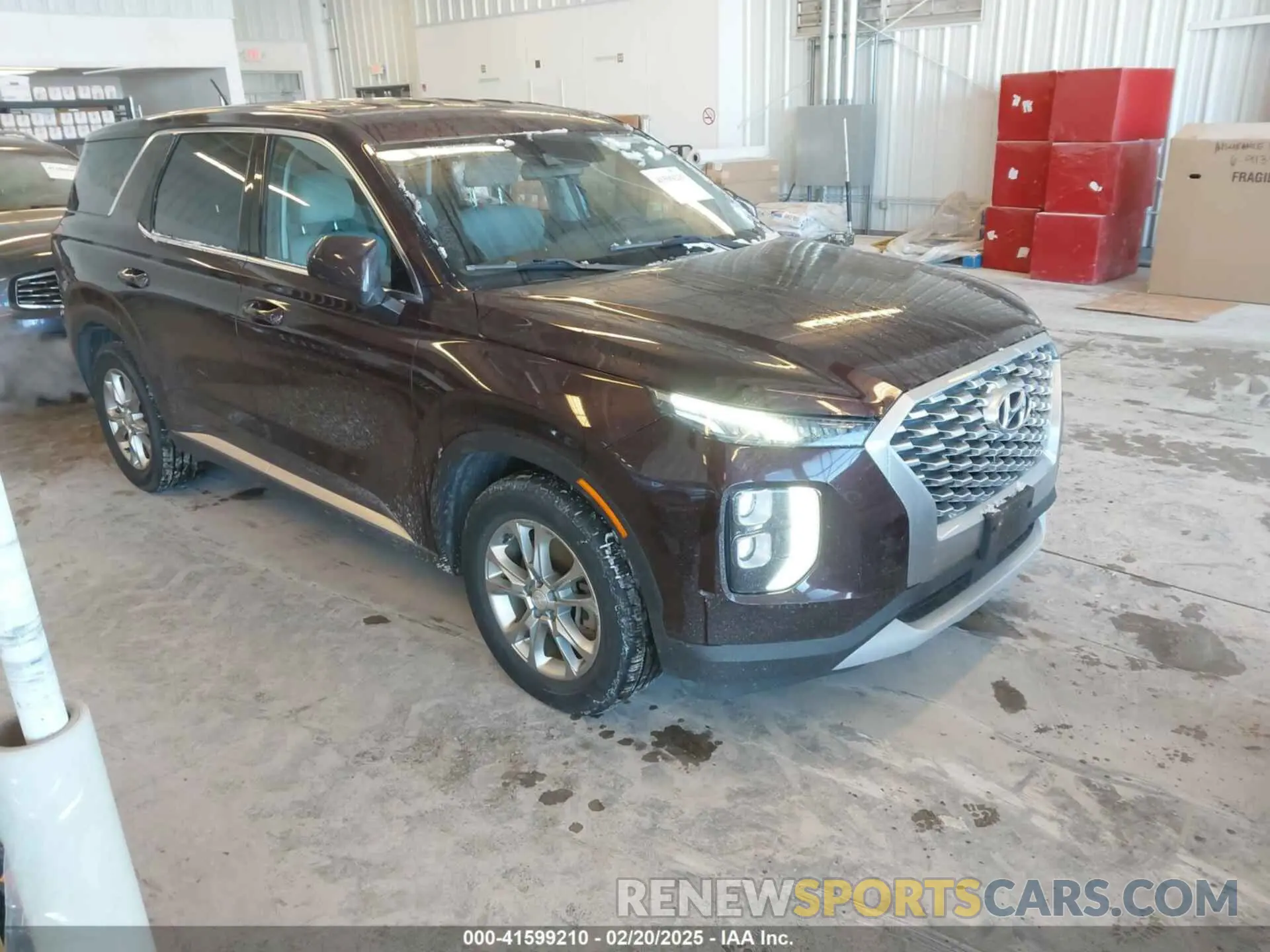 1 Photograph of a damaged car KM8R1DHE9LU030666 HYUNDAI PALISADE 2020