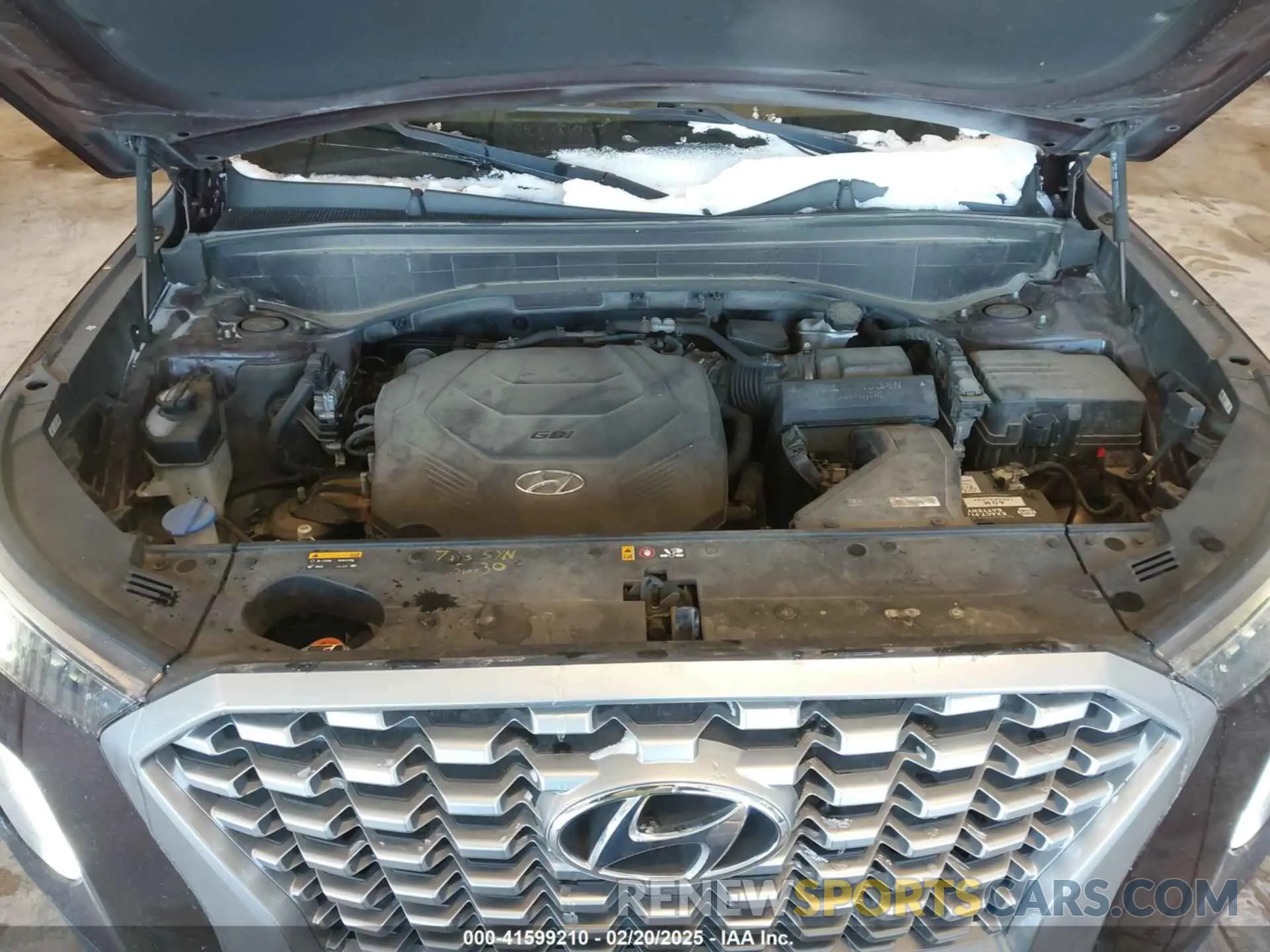 10 Photograph of a damaged car KM8R1DHE9LU030666 HYUNDAI PALISADE 2020