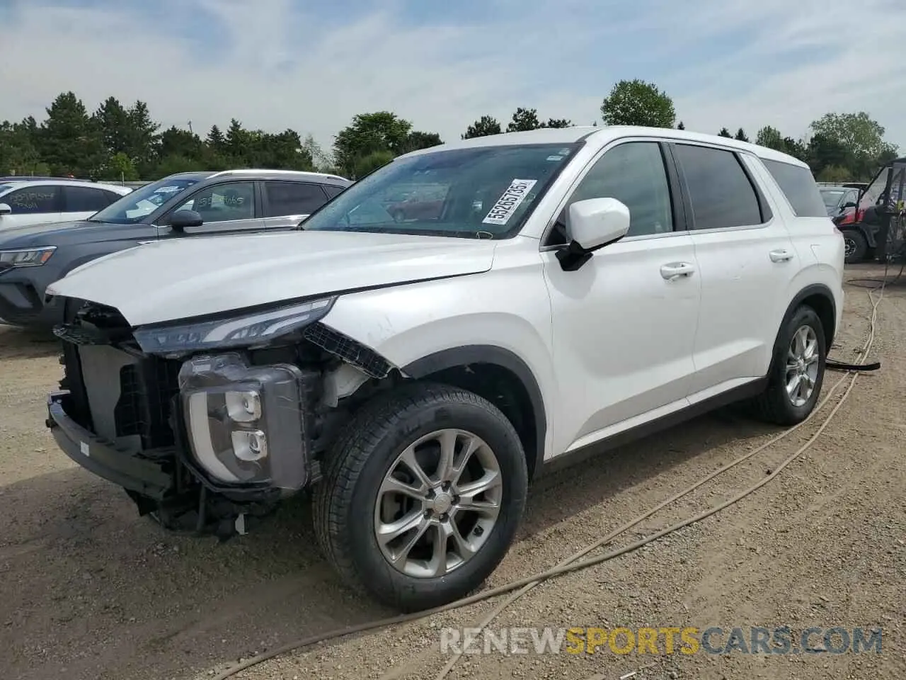 1 Photograph of a damaged car KM8R1DHEXLU065619 HYUNDAI PALISADE 2020