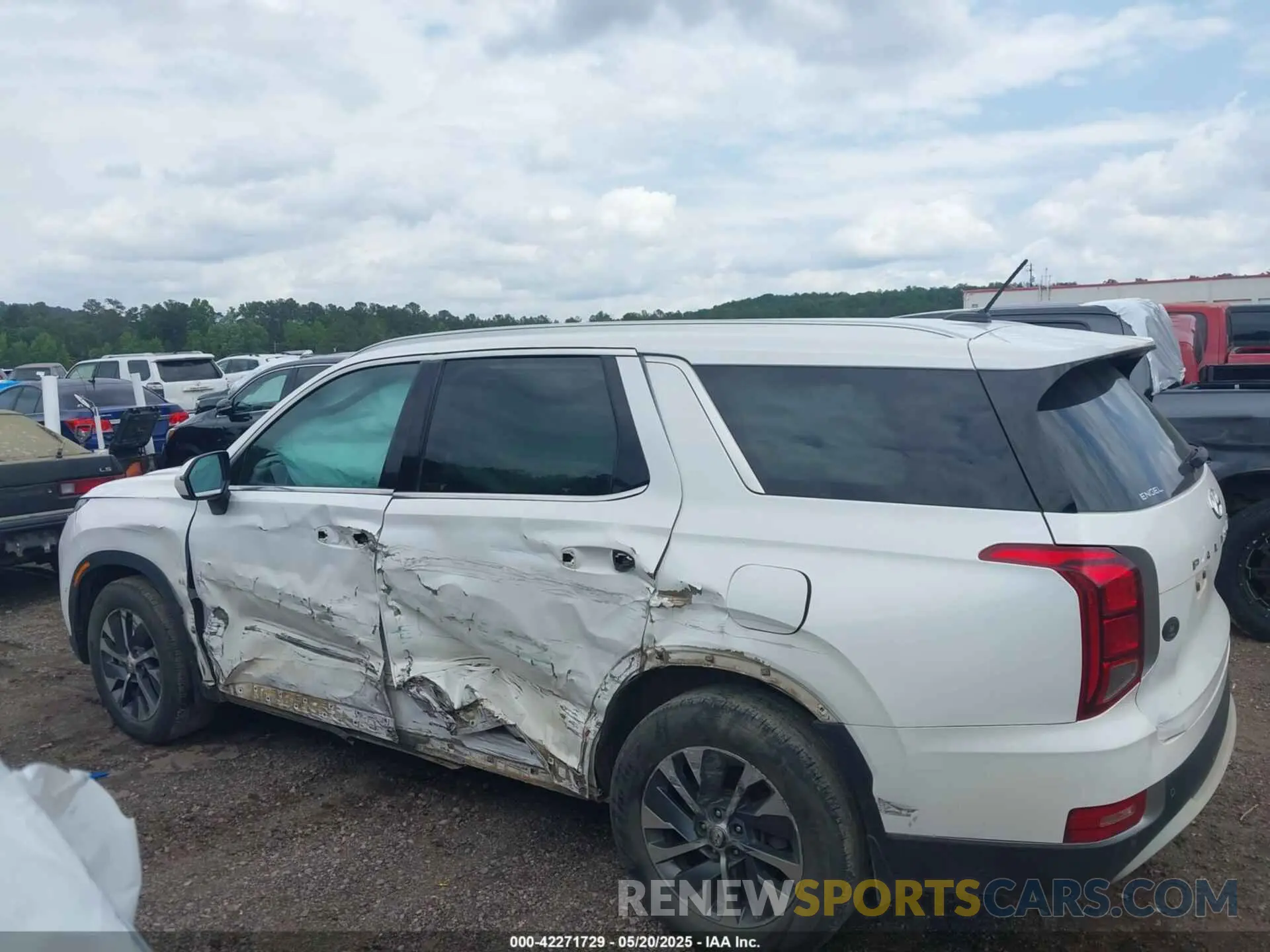 14 Photograph of a damaged car KM8R24HE1LU151687 HYUNDAI PALISADE 2020