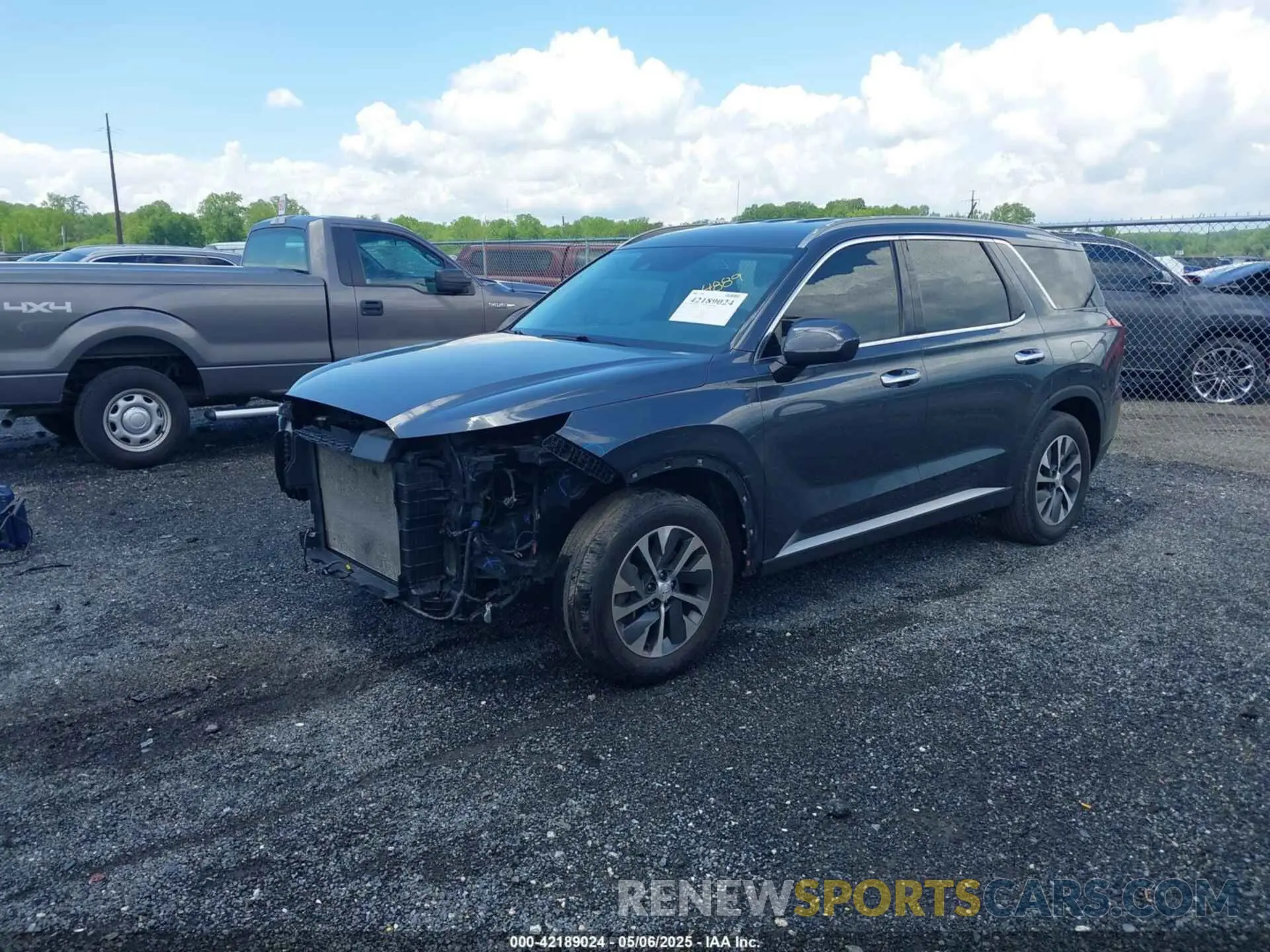 2 Photograph of a damaged car KM8R24HE4LU028630 HYUNDAI PALISADE 2020