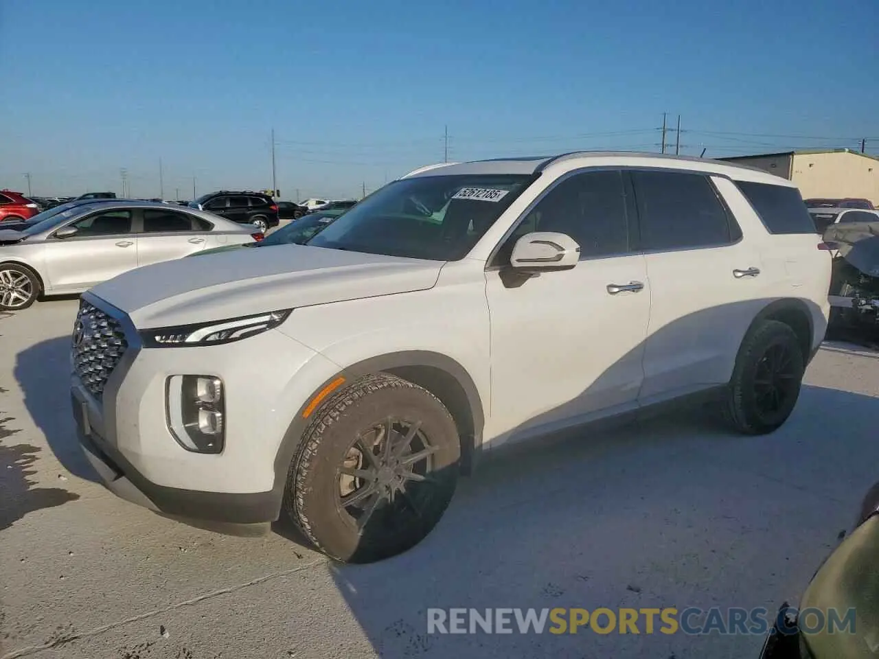 1 Photograph of a damaged car KM8R24HE5LU100998 HYUNDAI PALISADE 2020