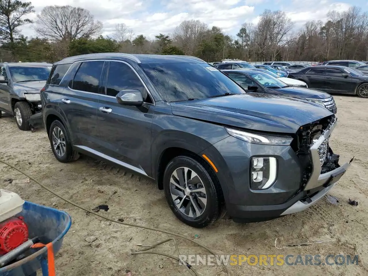 4 Photograph of a damaged car KM8R2DHE1LU106300 HYUNDAI PALISADE 2020