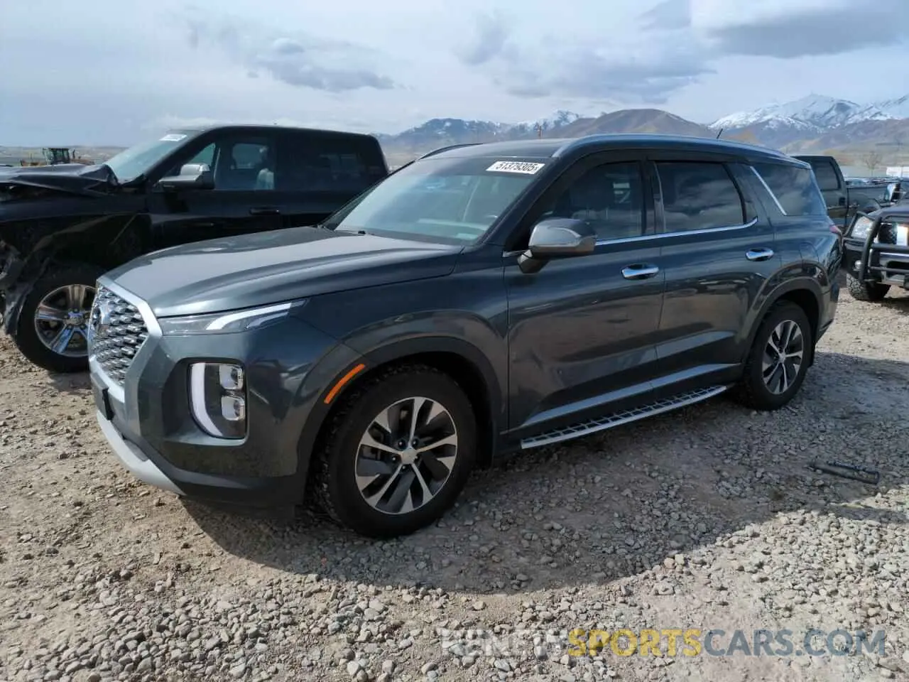 1 Photograph of a damaged car KM8R2DHE2LU102174 HYUNDAI PALISADE 2020