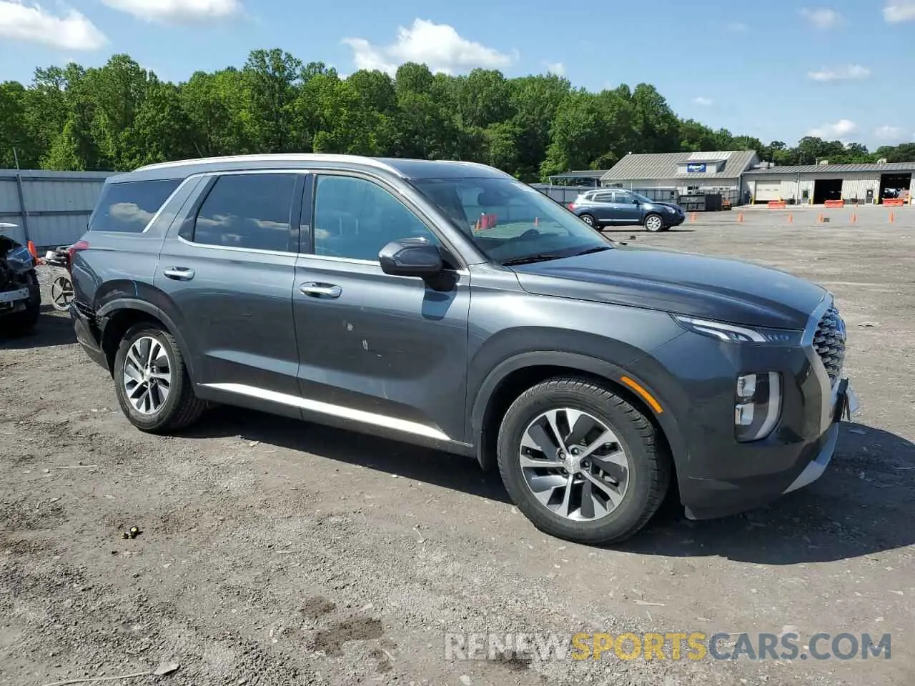 4 Photograph of a damaged car KM8R2DHE2LU143565 HYUNDAI PALISADE 2020