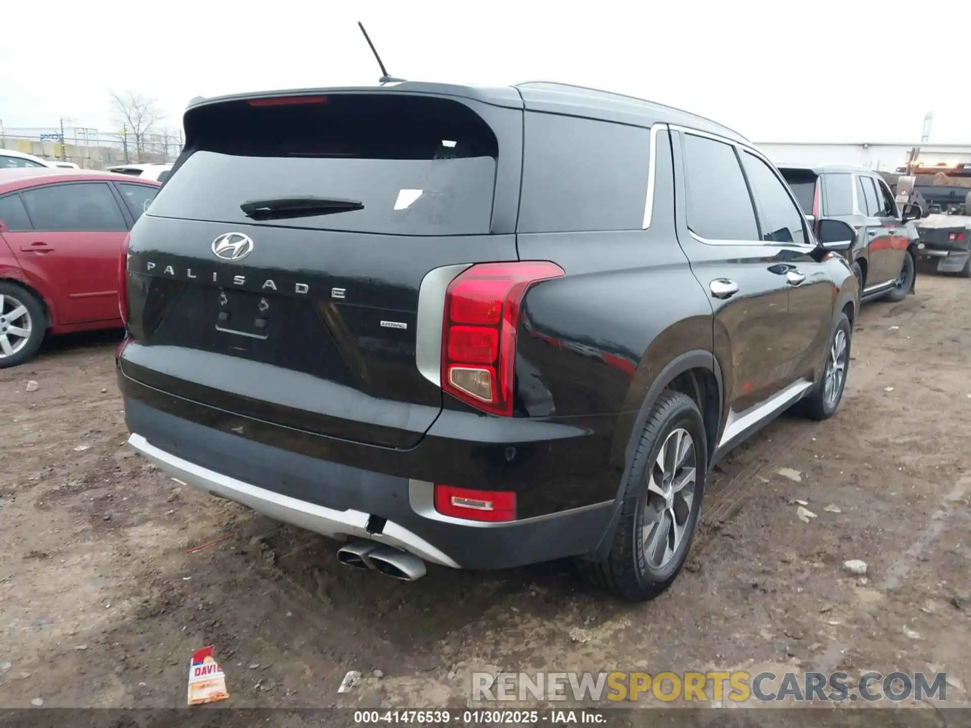 4 Photograph of a damaged car KM8R2DHE3LU035925 HYUNDAI PALISADE 2020