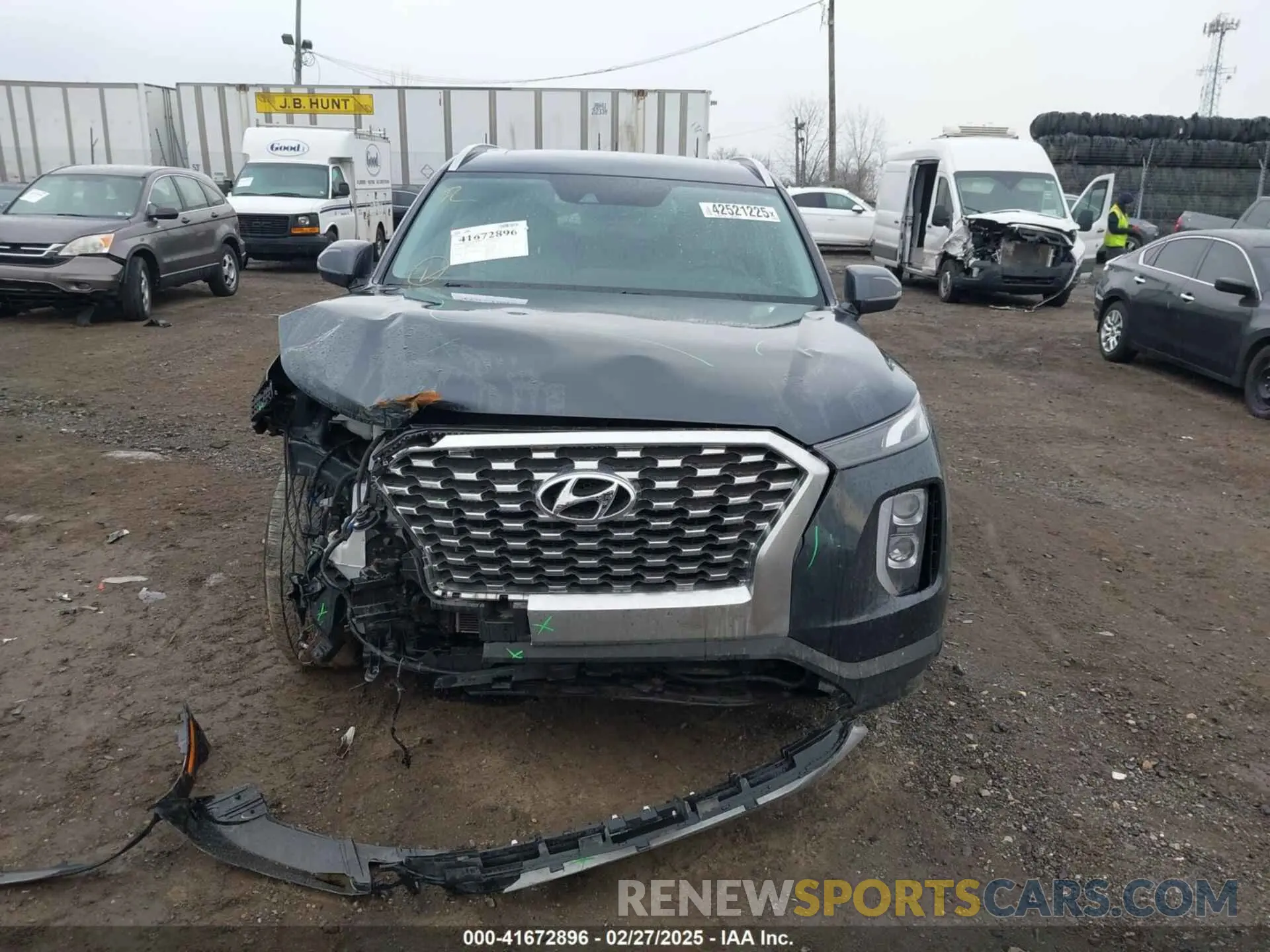 12 Photograph of a damaged car KM8R2DHE8LU071822 HYUNDAI PALISADE 2020