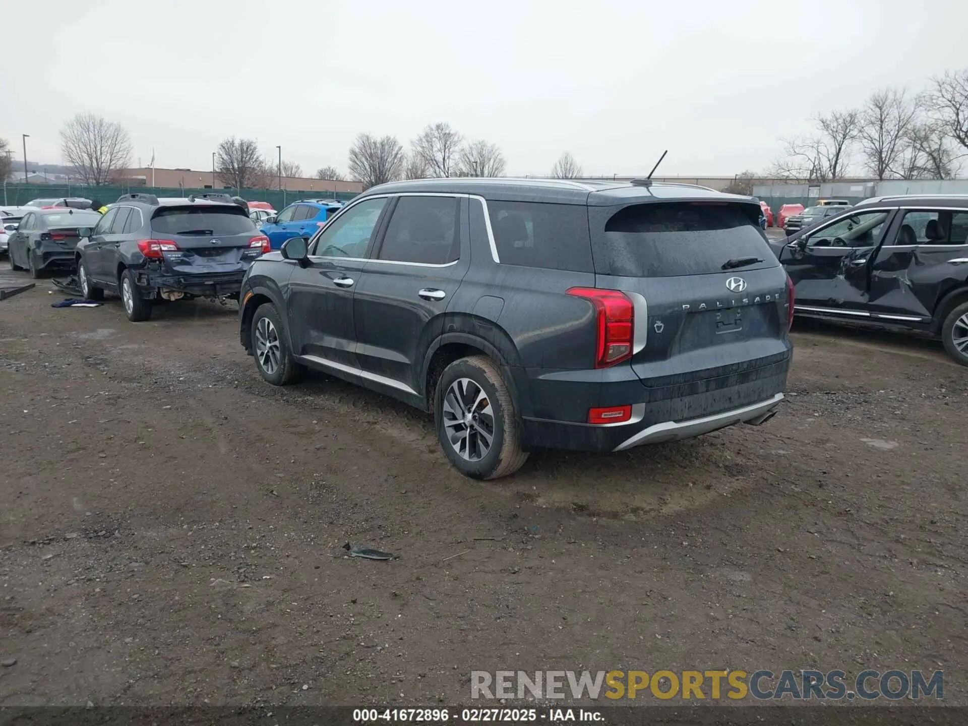 3 Photograph of a damaged car KM8R2DHE8LU071822 HYUNDAI PALISADE 2020