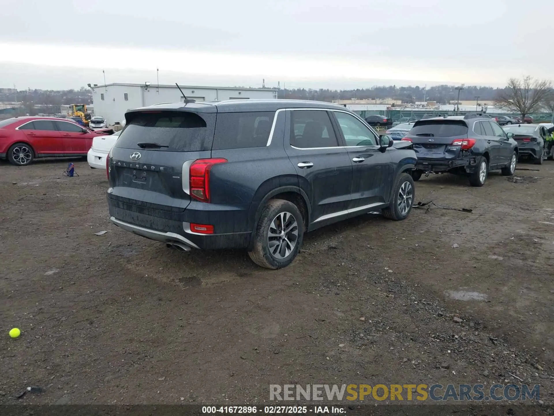 4 Photograph of a damaged car KM8R2DHE8LU071822 HYUNDAI PALISADE 2020