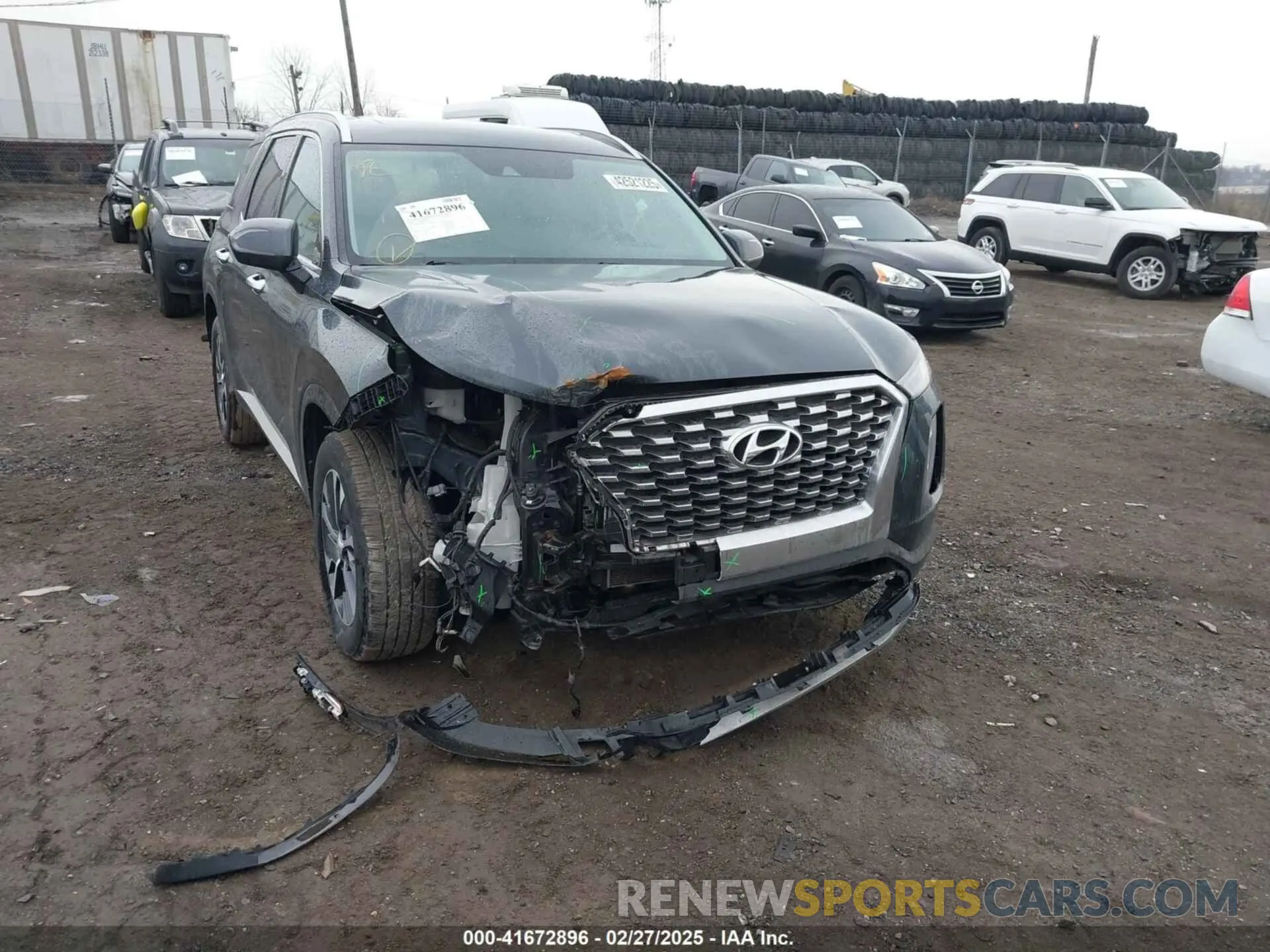 6 Photograph of a damaged car KM8R2DHE8LU071822 HYUNDAI PALISADE 2020