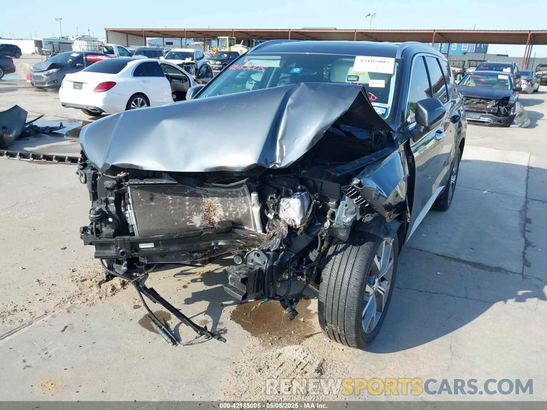 6 Photograph of a damaged car KM8R34HE3LU091392 HYUNDAI PALISADE 2020
